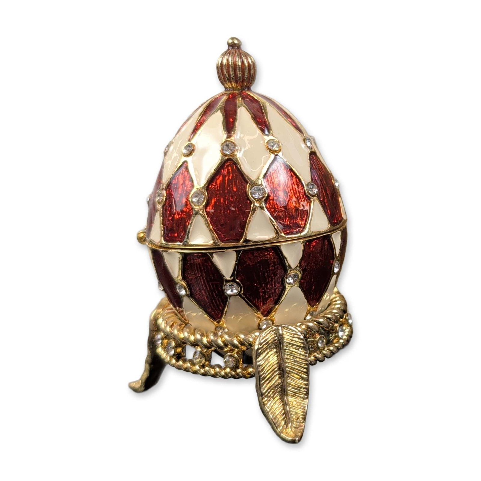 Atlas Editions Enameled Harlequin Egg Box (1 of 3)