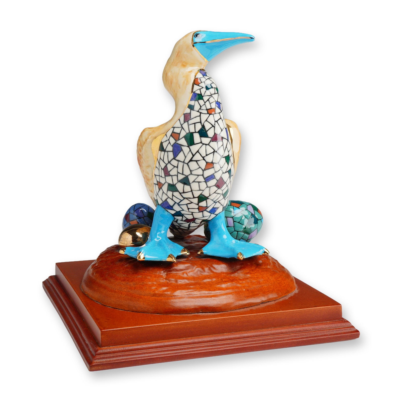 Ceramic Blue Footed Booby Figurine (1 of 3)