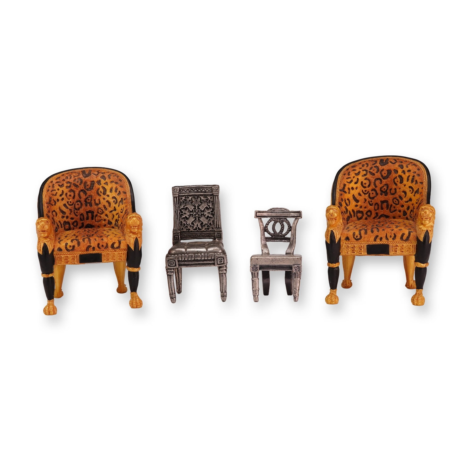 4pc Miniature Chairs Including Raine Take A Seat and Sixtrees (1 of 3)