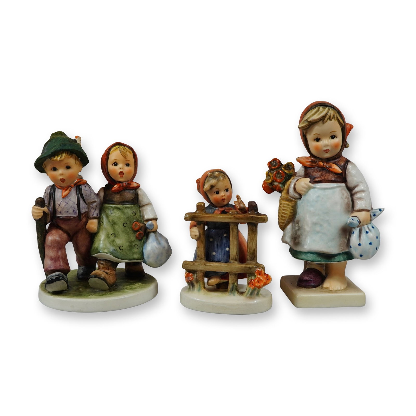 3pc Goebel Hummel Porcelain Figurines (1 of 6)