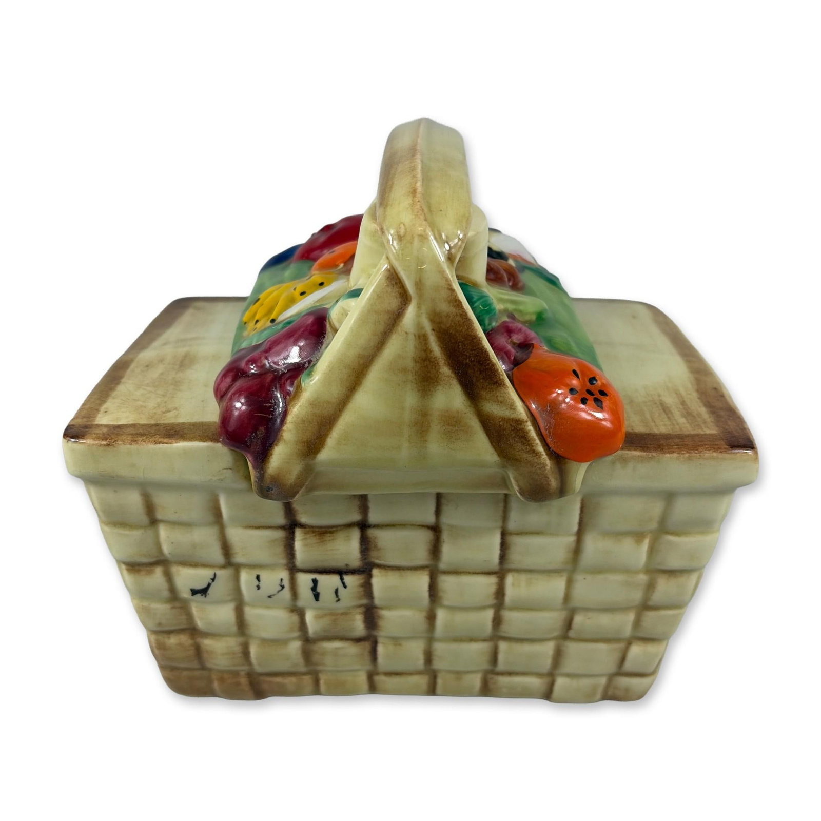 McCoy Ceramic Fruit Basket Jar (1 of 4)