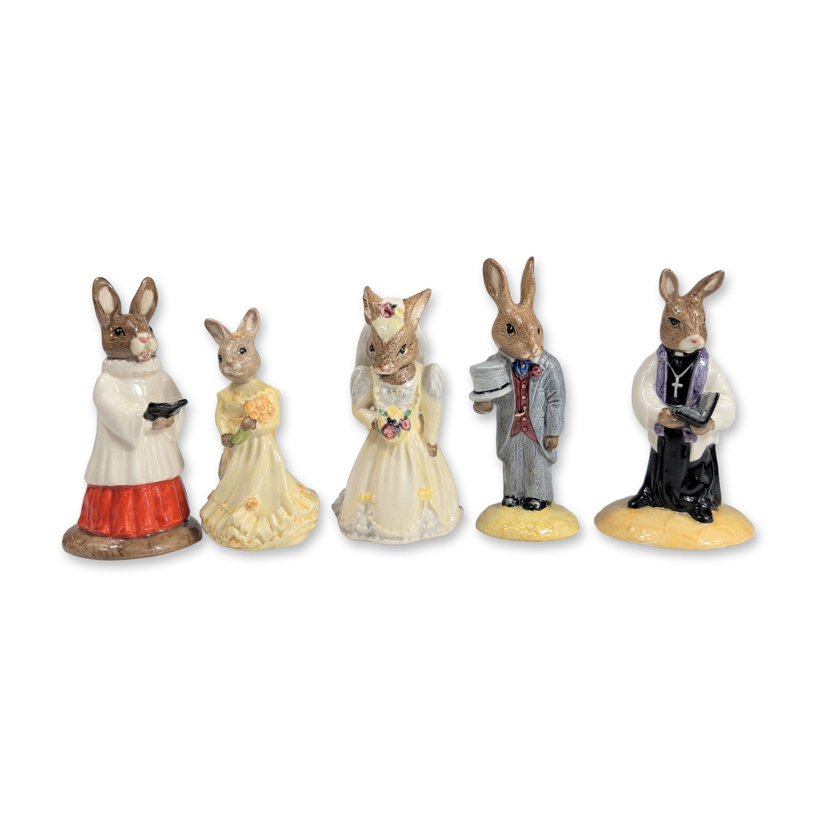 5pc Royal Doulton Bunnykins Figurines (1 of 3)