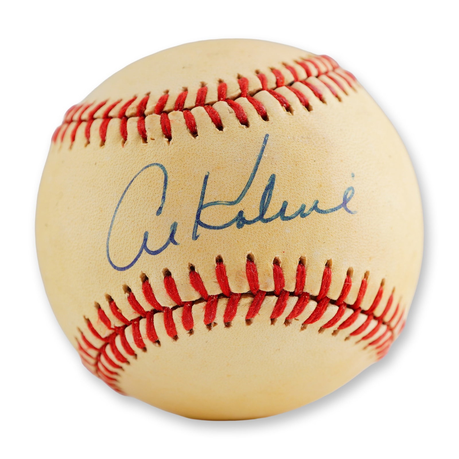 Al Kaline Signed Rawlings Official American League Baseball, PSA Authenticated: This professional-grade collectible features the hand-signed autograph of Detroit Tigers legend and Hall of Famer Al Kaline. The signature is expertly placed on the "sweet spot" of a Rawlings Official