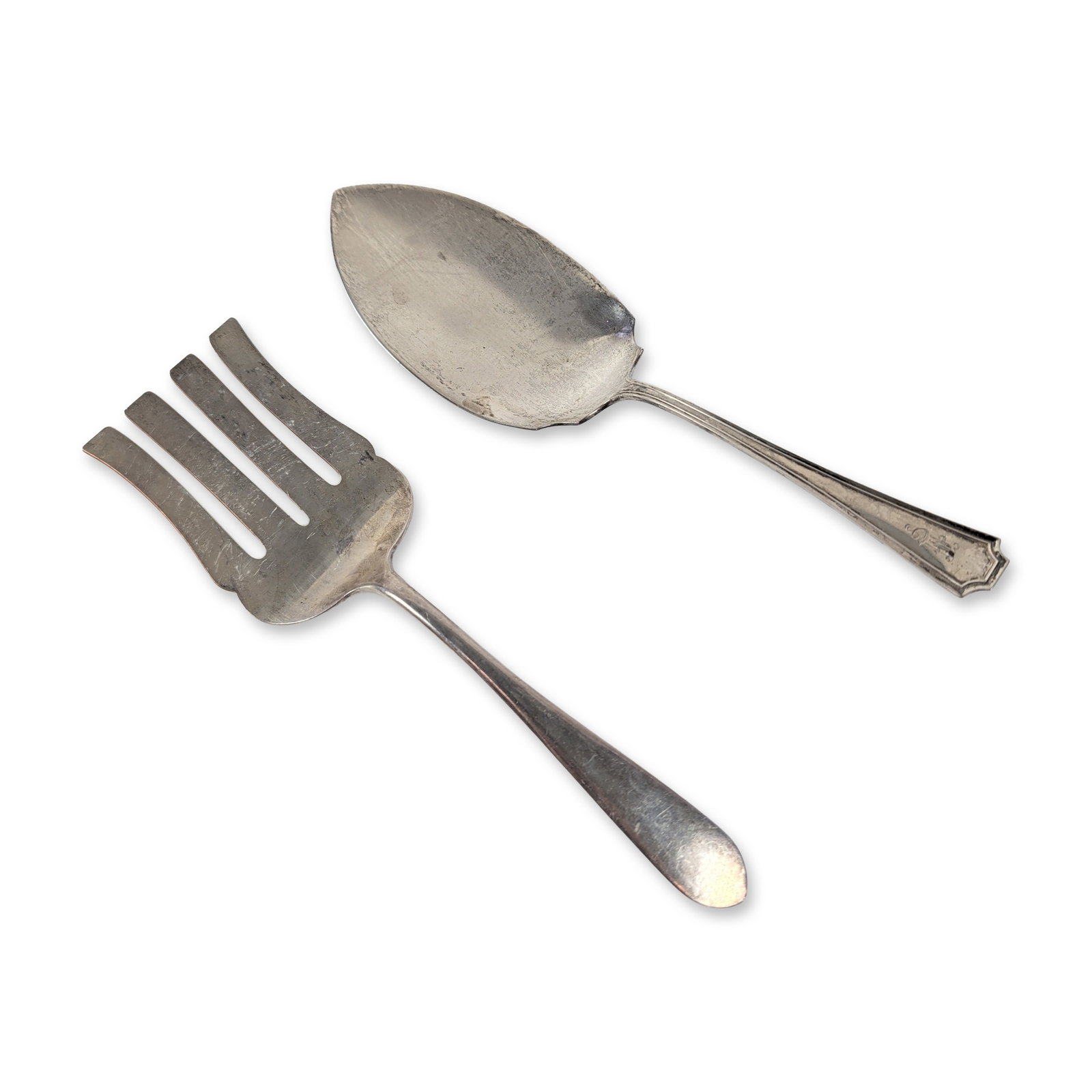 2pc Sterling Silver Serving Set, Fork and Server includes S. Kirk & Son Co. (1 of 3)