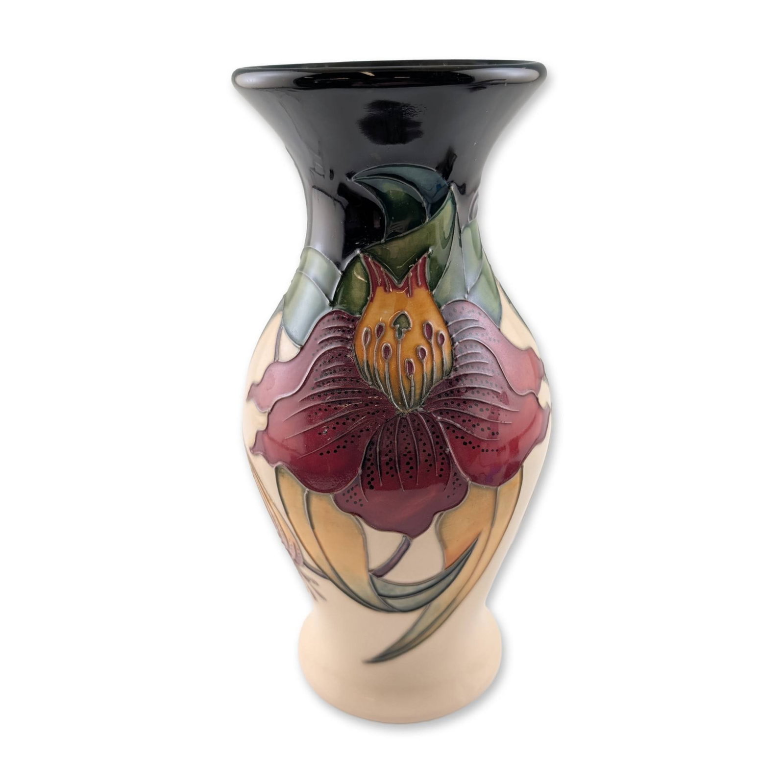 Moorcroft Anna Lily Pattern Pottery Vase (1 of 3)