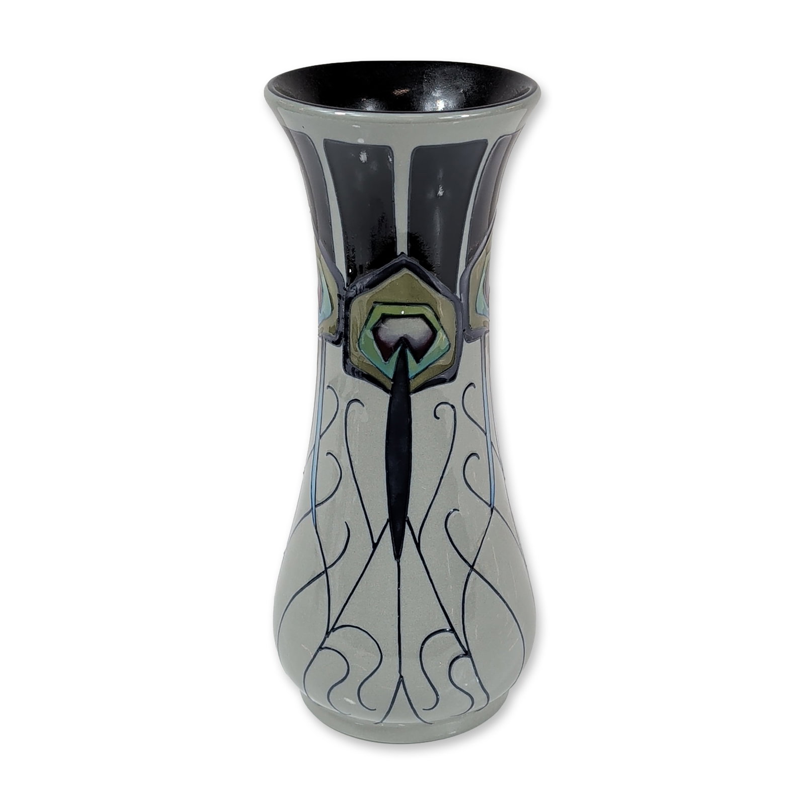 Moorcroft Peacock Parade Nicola Slaney Vase (1 of 5)
