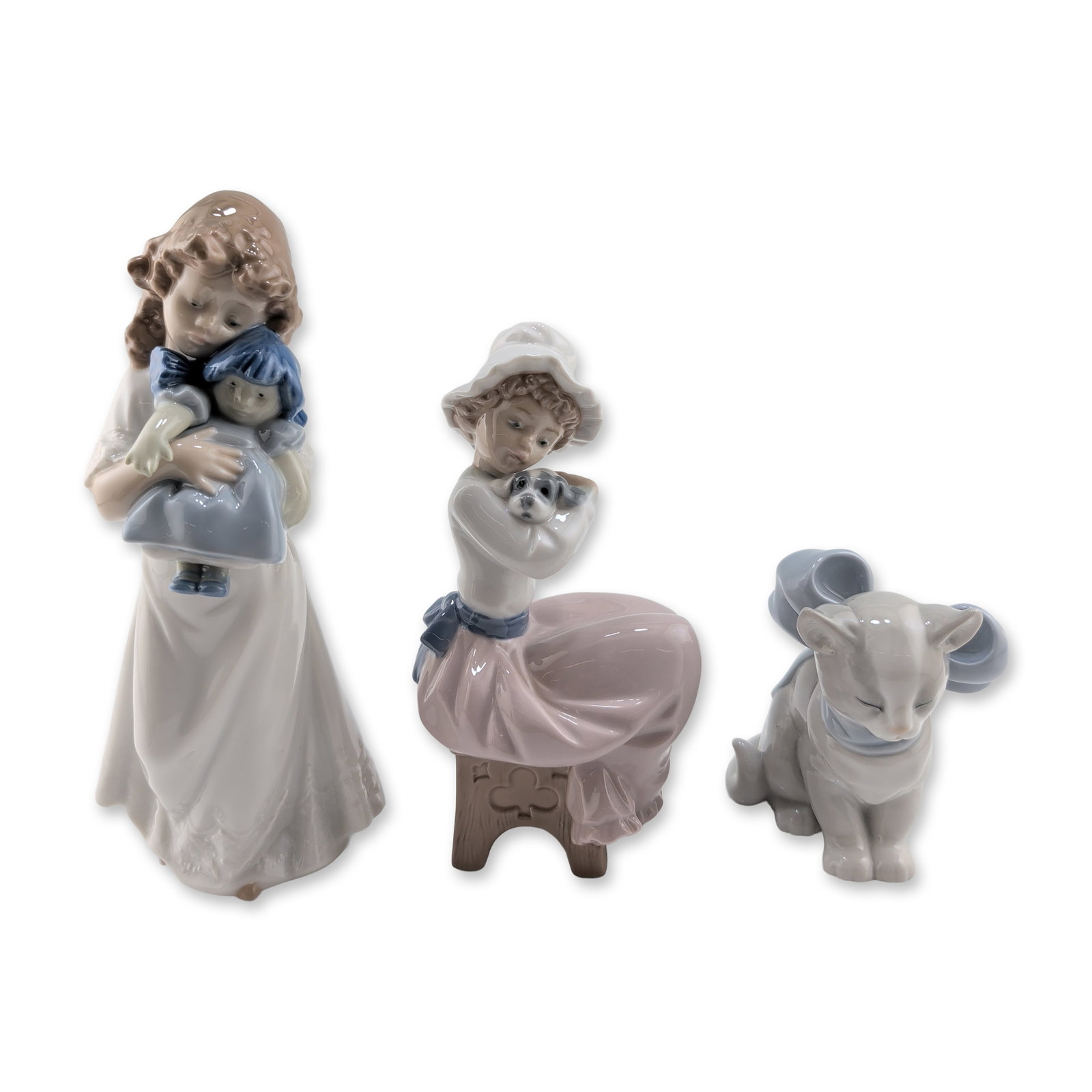 3pc NAO by Lladro Porcelain Figurines (1 of 3)