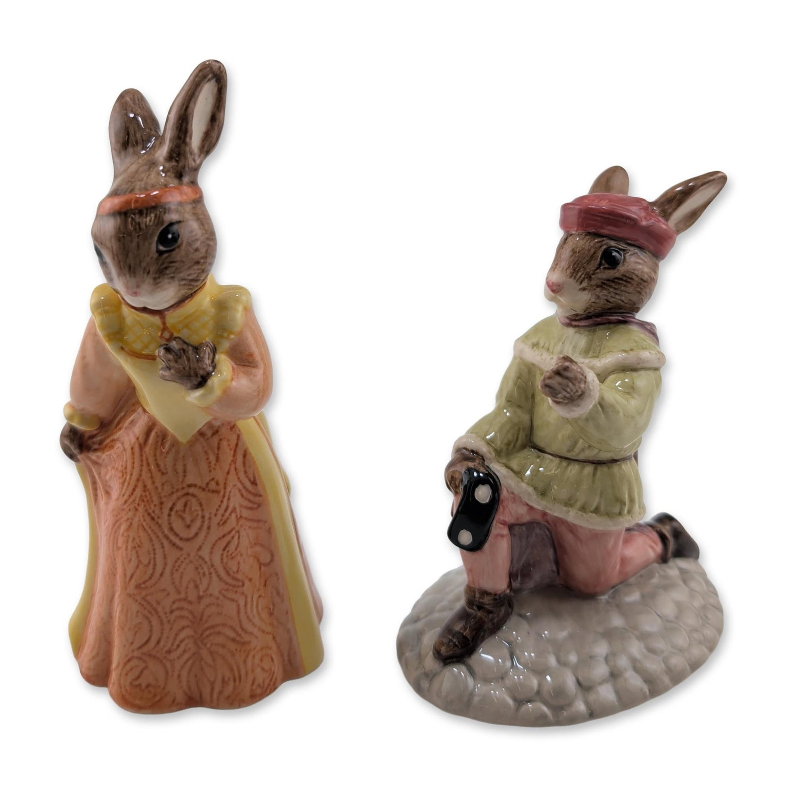 Royal Doulton Bunnykins Romeo and Juliet Figurines (1 of 3)