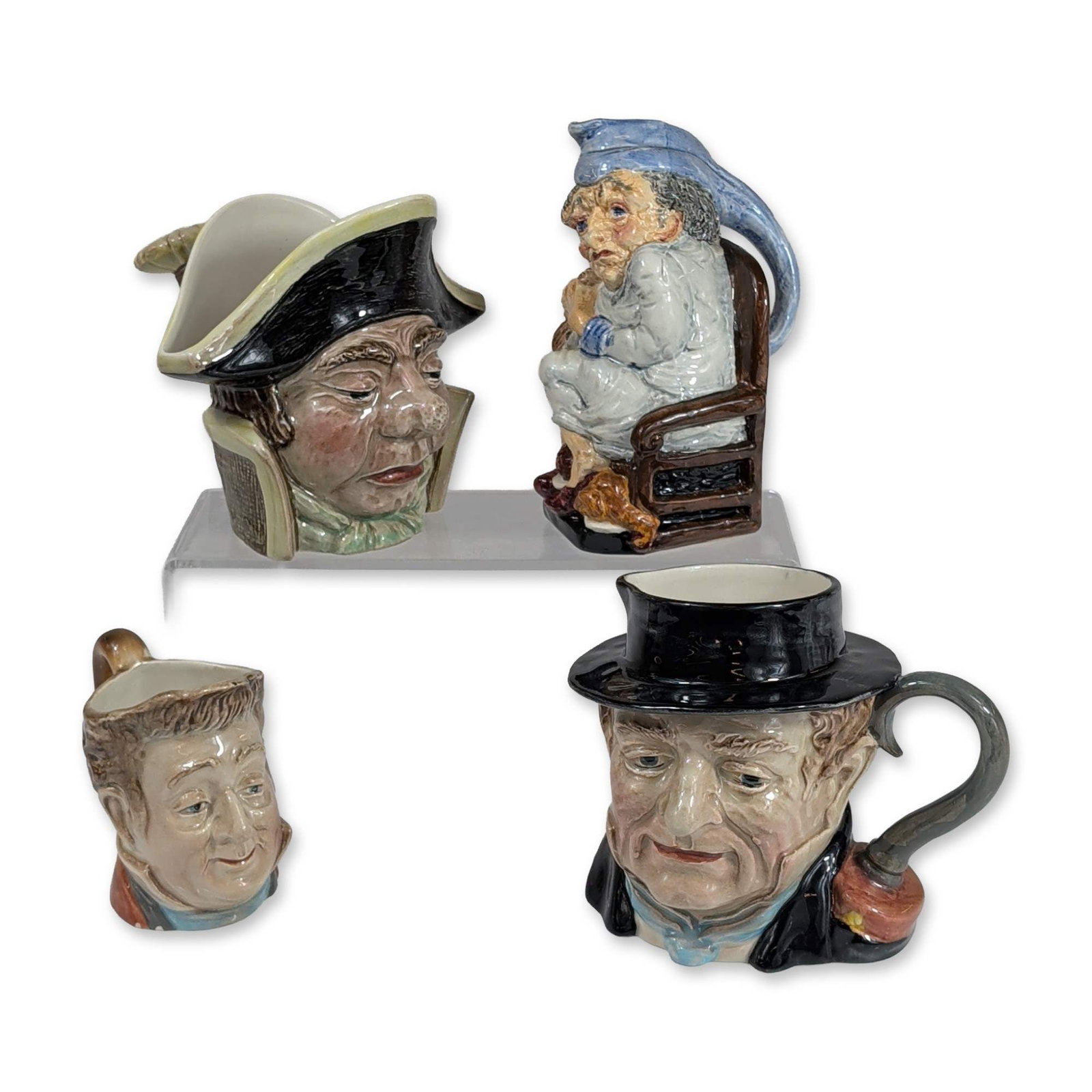 4pc Beswick English Ceramic Character Jug Collection (1 of 4)
