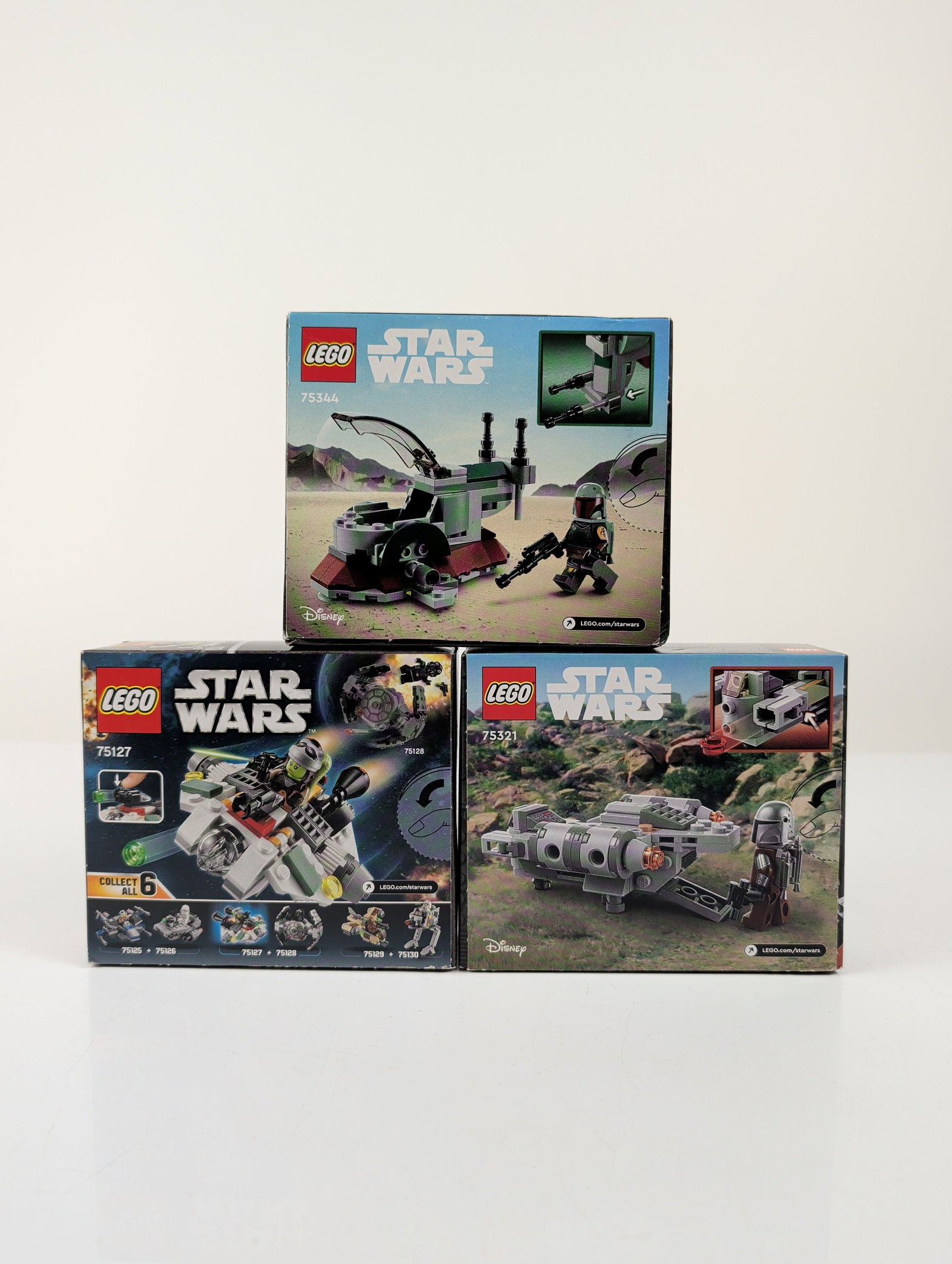 Three LEGO Star Wars Microfighter Sets - 2
