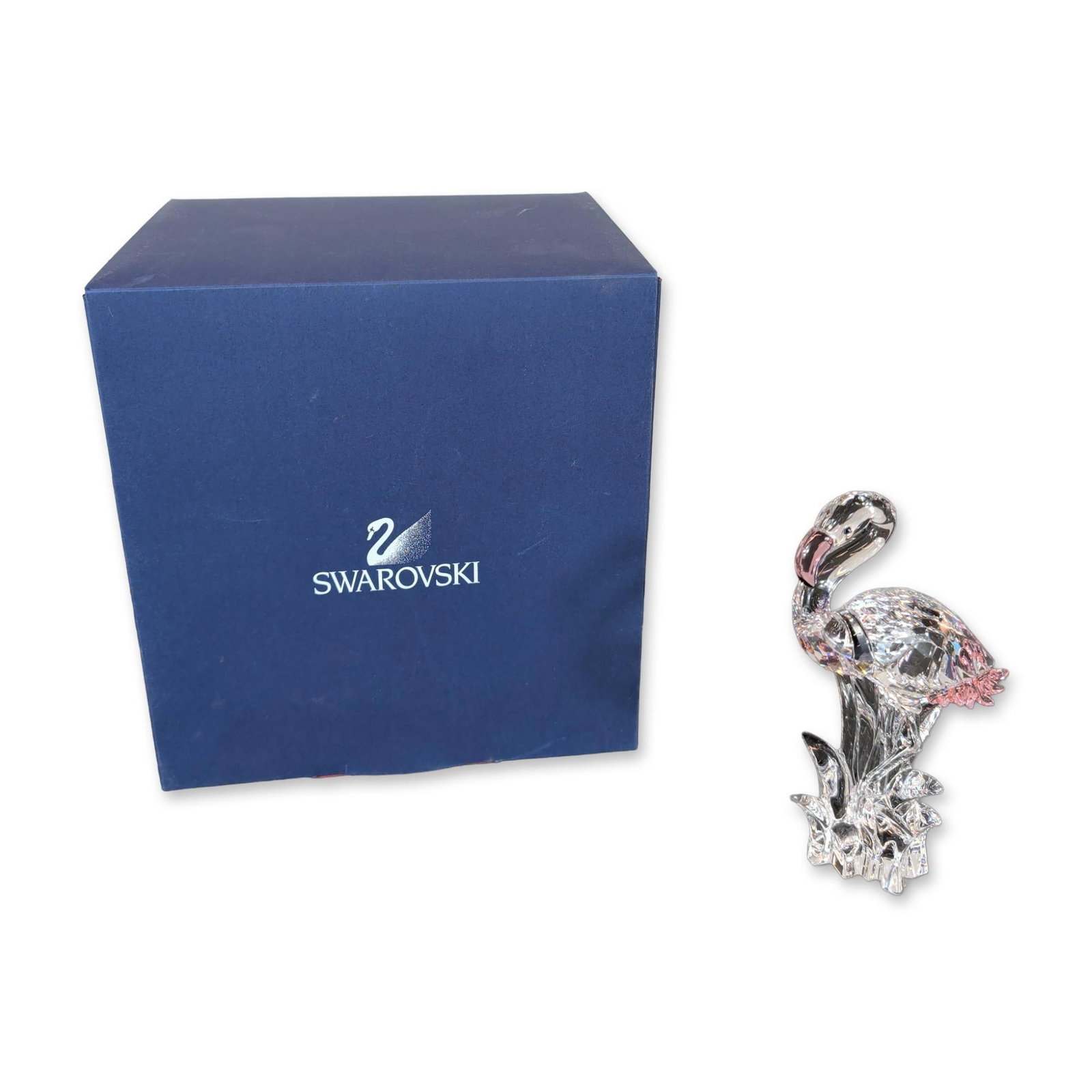 Swarovski Crystal Figurine Flamingo with Box (1 of 4)