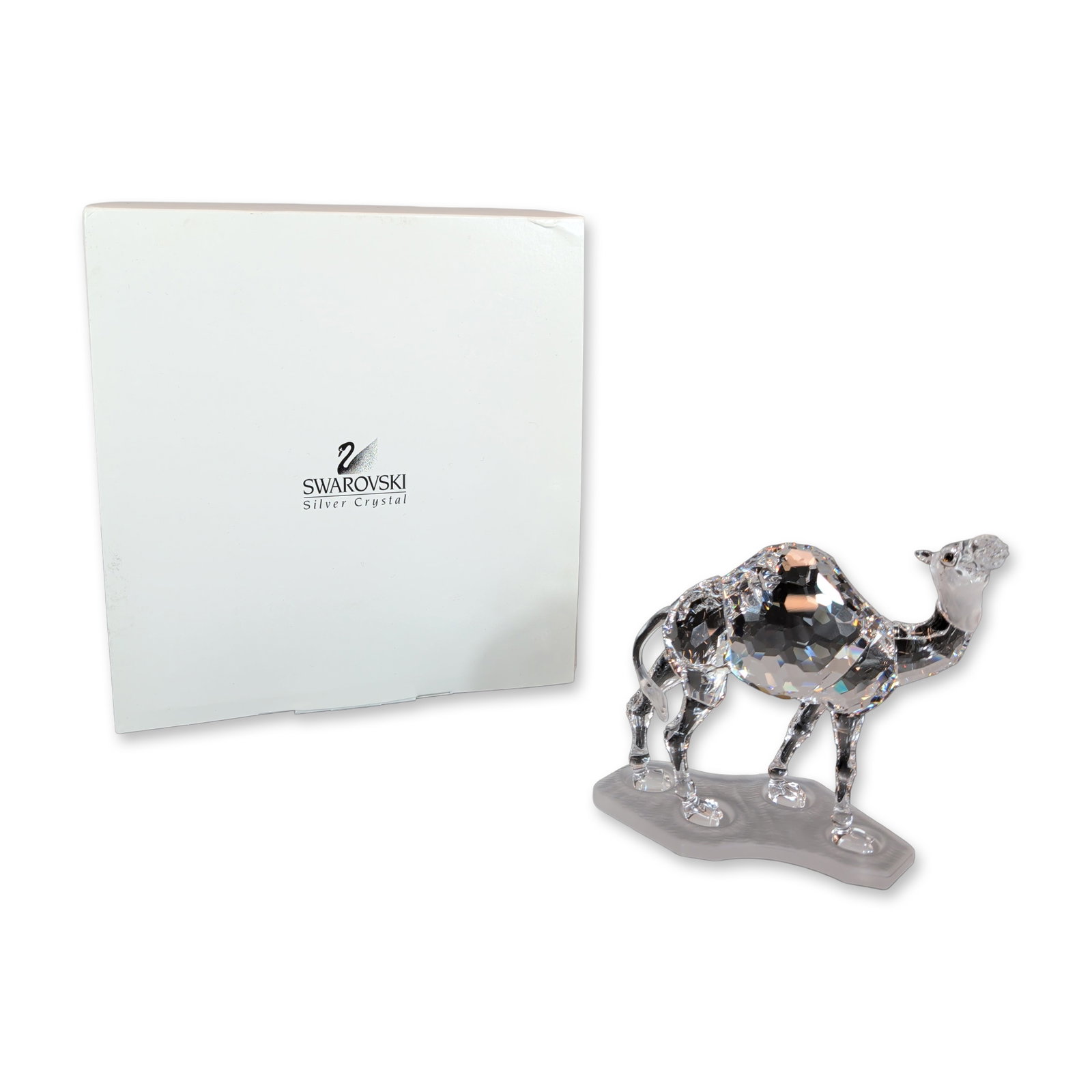 Swarovski Silver Crystal Camel Figurine (1 of 4)
