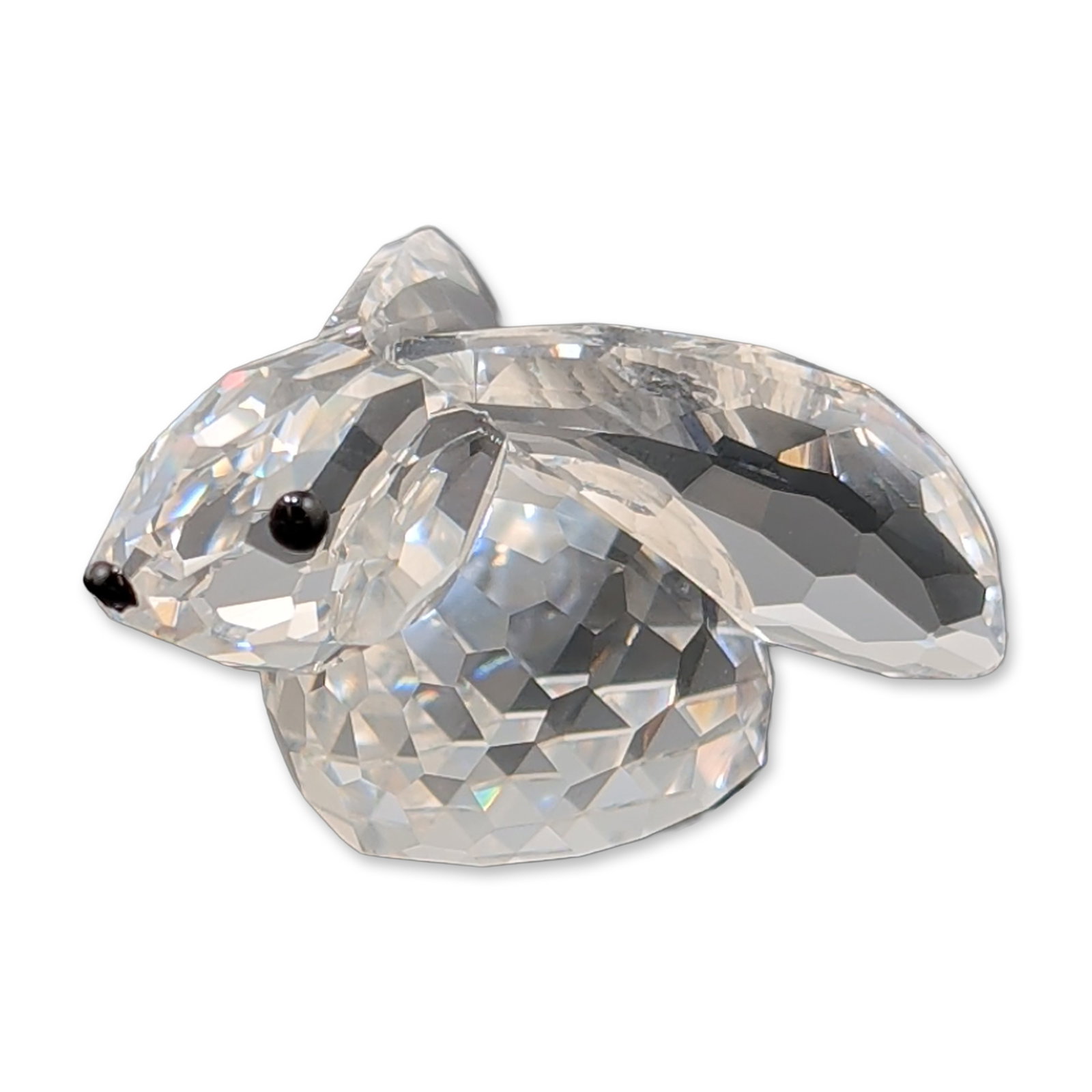 Swarovski Silver Crystal Sitting Bunny Rabbit Figurine (1 of 5)