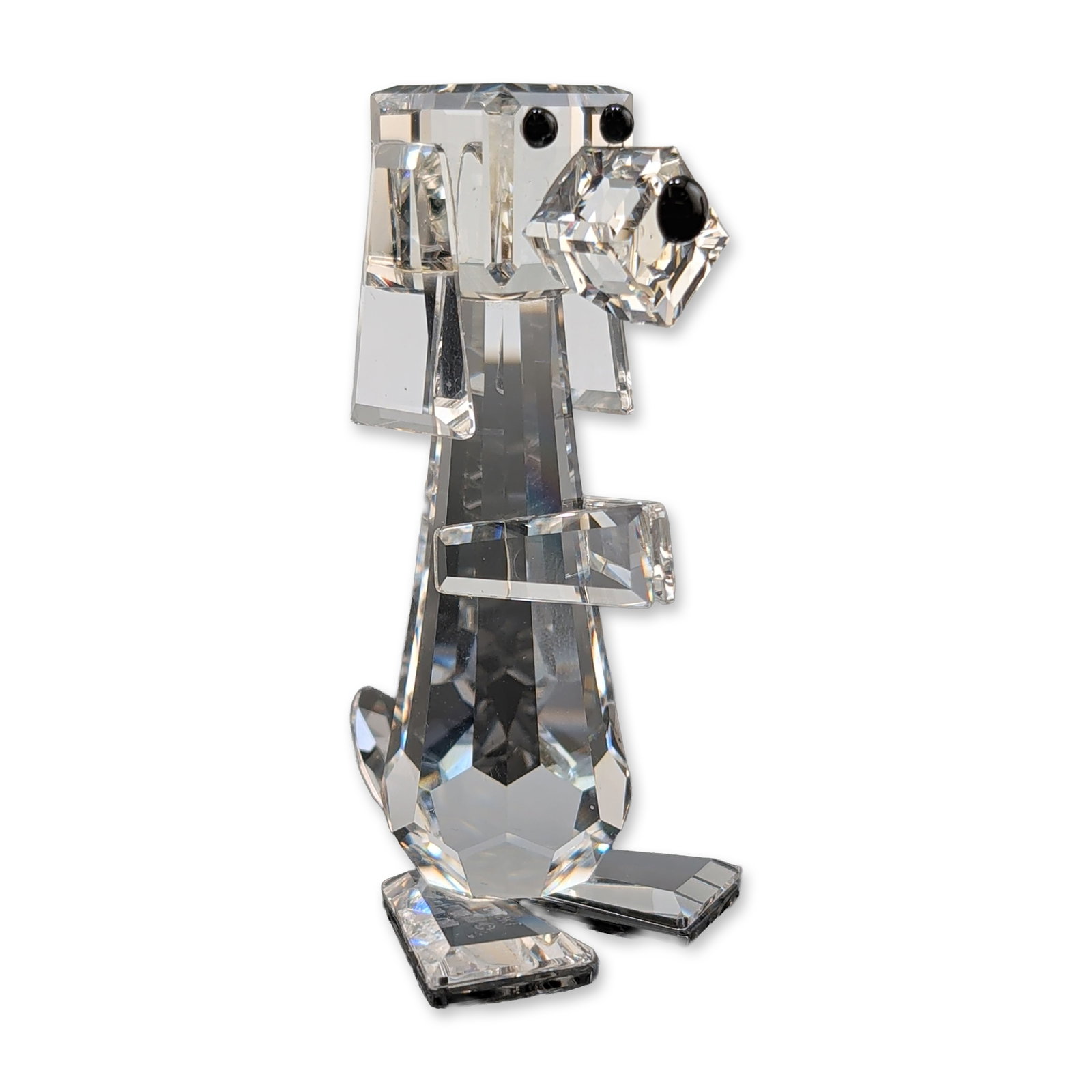 Swarovski Silver Crystal Tall Pluto Dog Figurine (1 of 4)