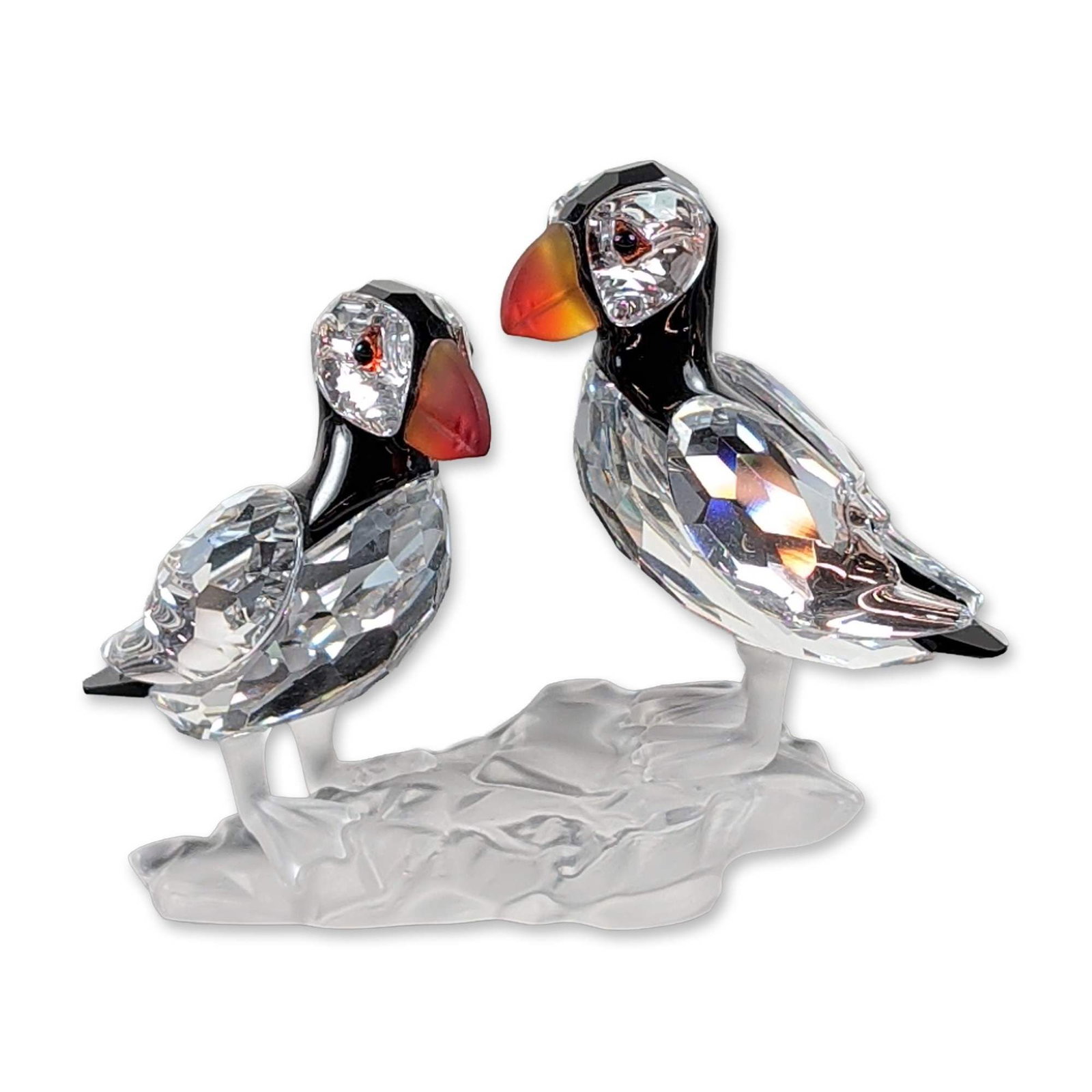 Swarovski Crystal Puffin Pair Figurine (1 of 5)