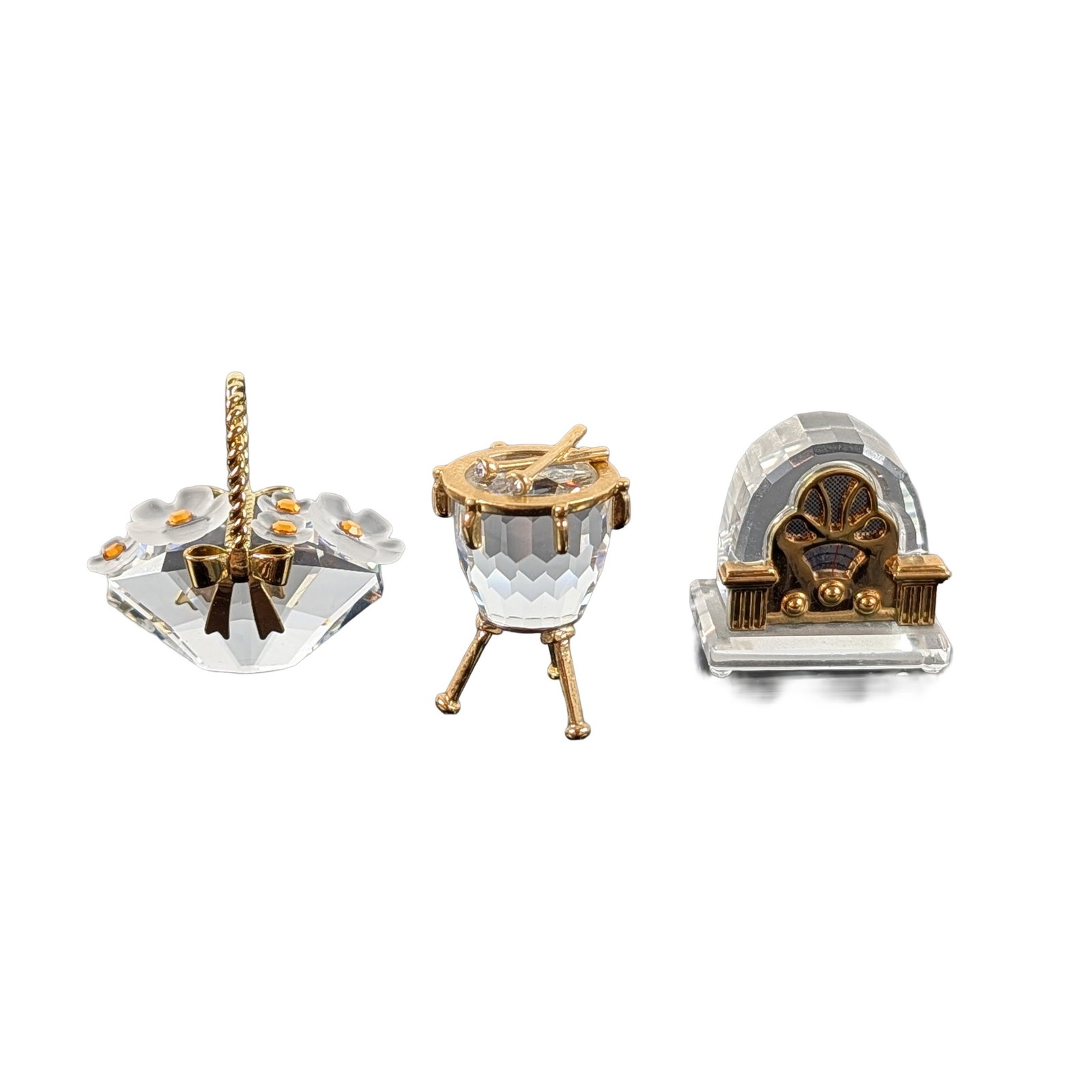 3pc Swarovski Crystal Memories Figurines (1 of 6)