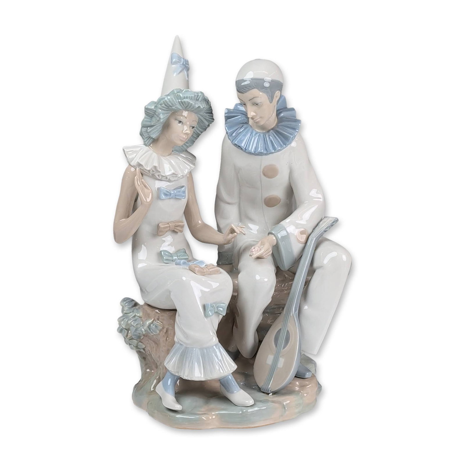 Nao by Lladro Porcelain Clown Couple Sculpture (1 of 5)