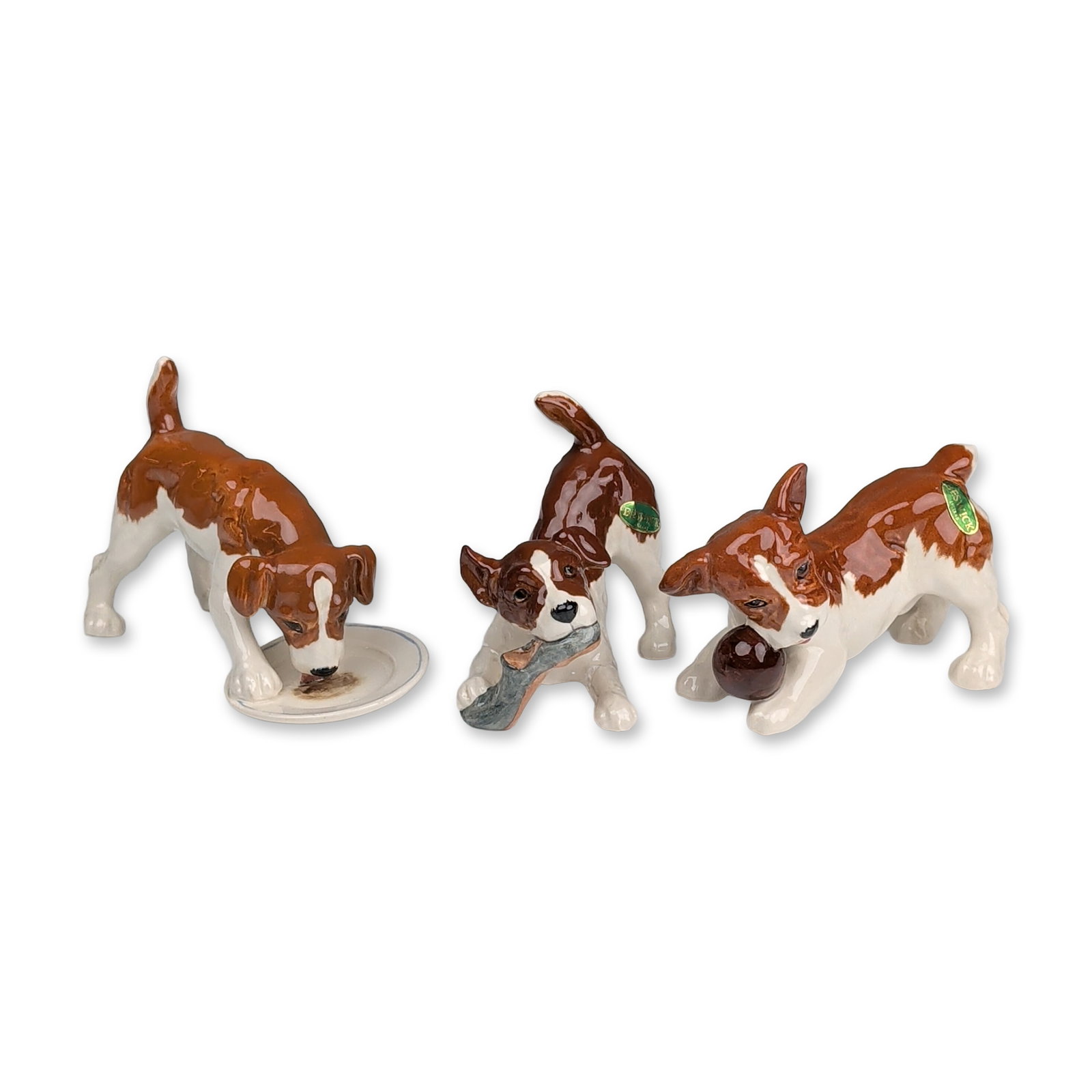 3pc Beswick England Porcelain Terrier Puppy Figurines (1 of 4)