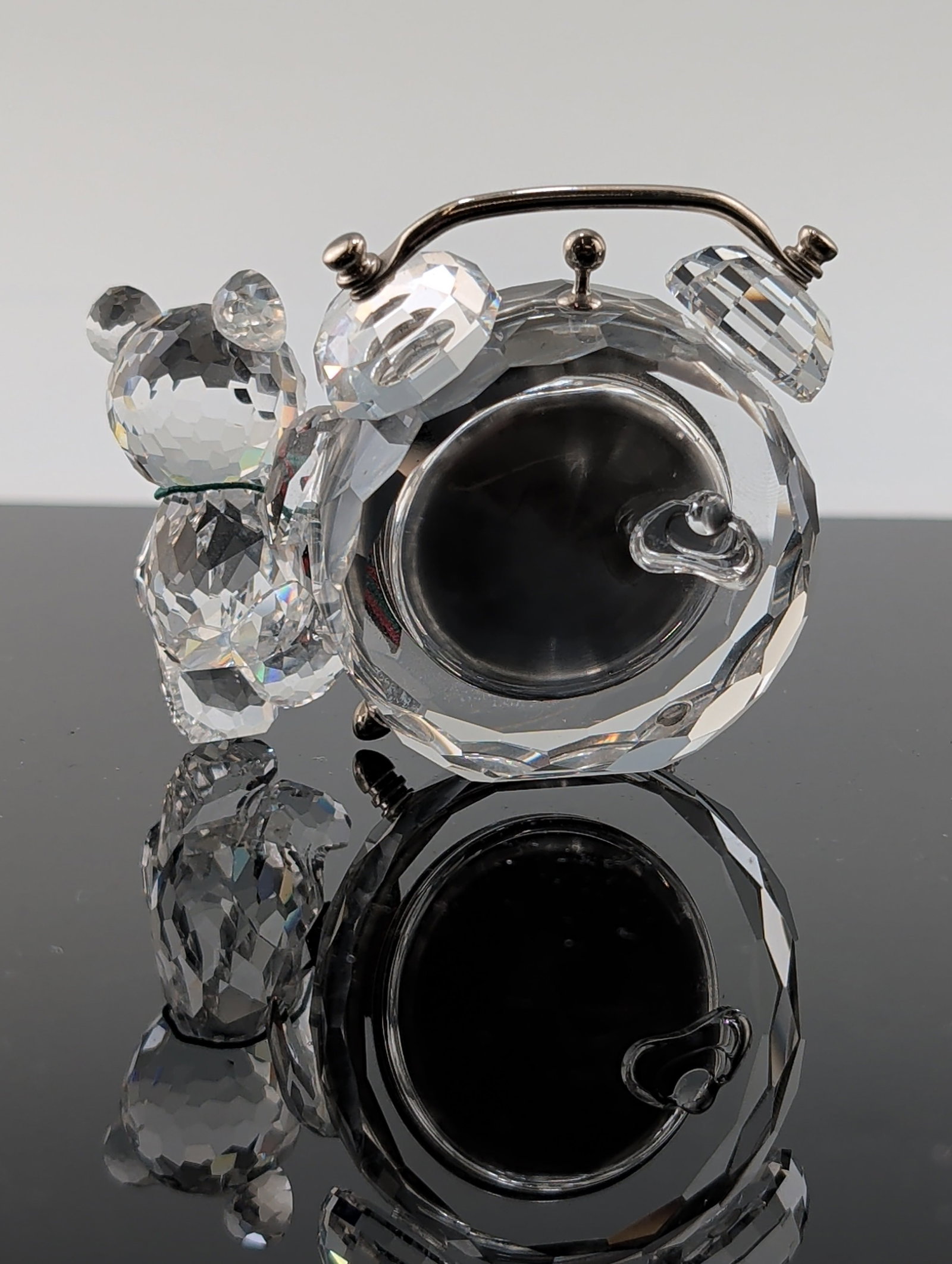 Swarovski Kris Bear Crystal Table Clock - 2