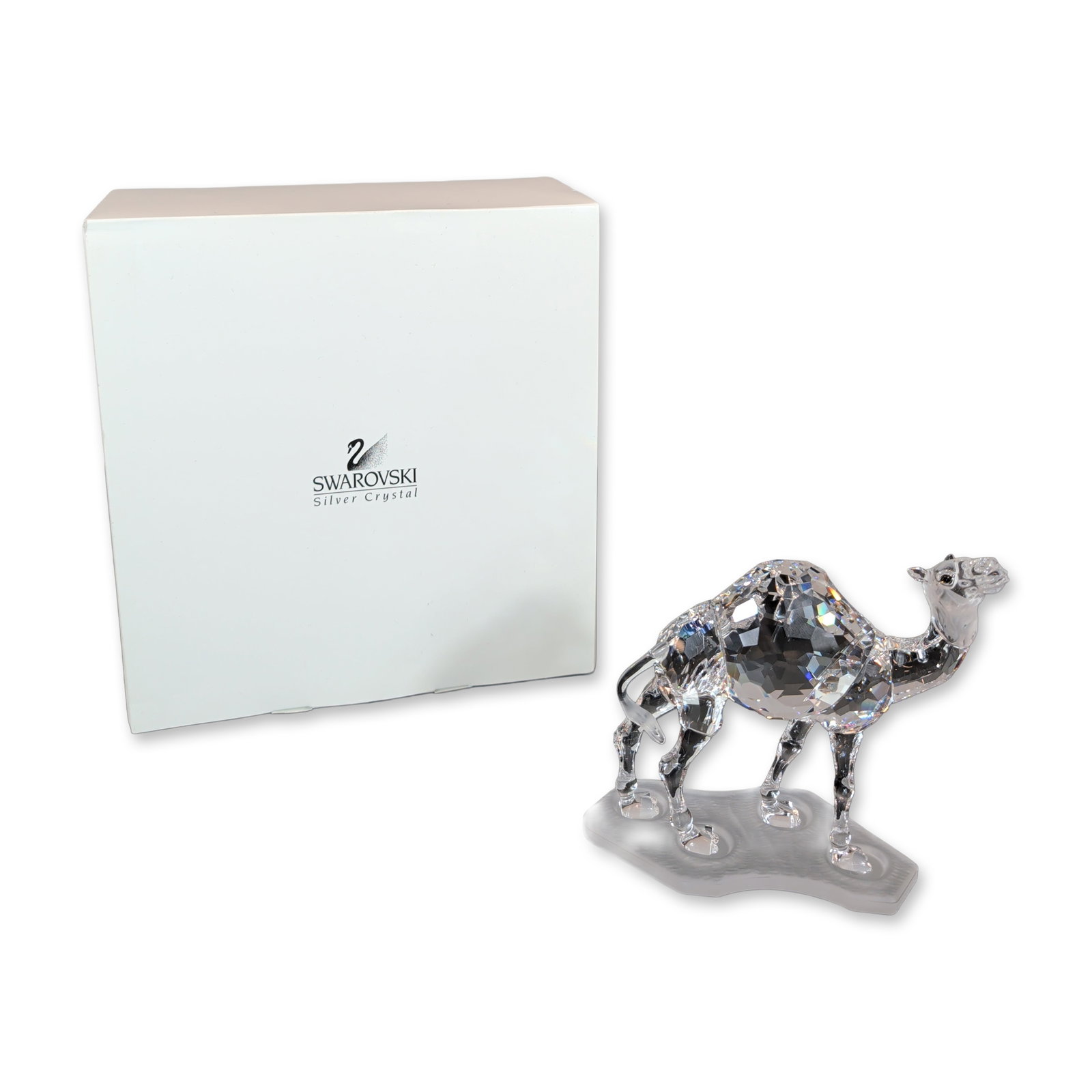 Swarovski Silver Crystal Camel Figurine (1 of 4)