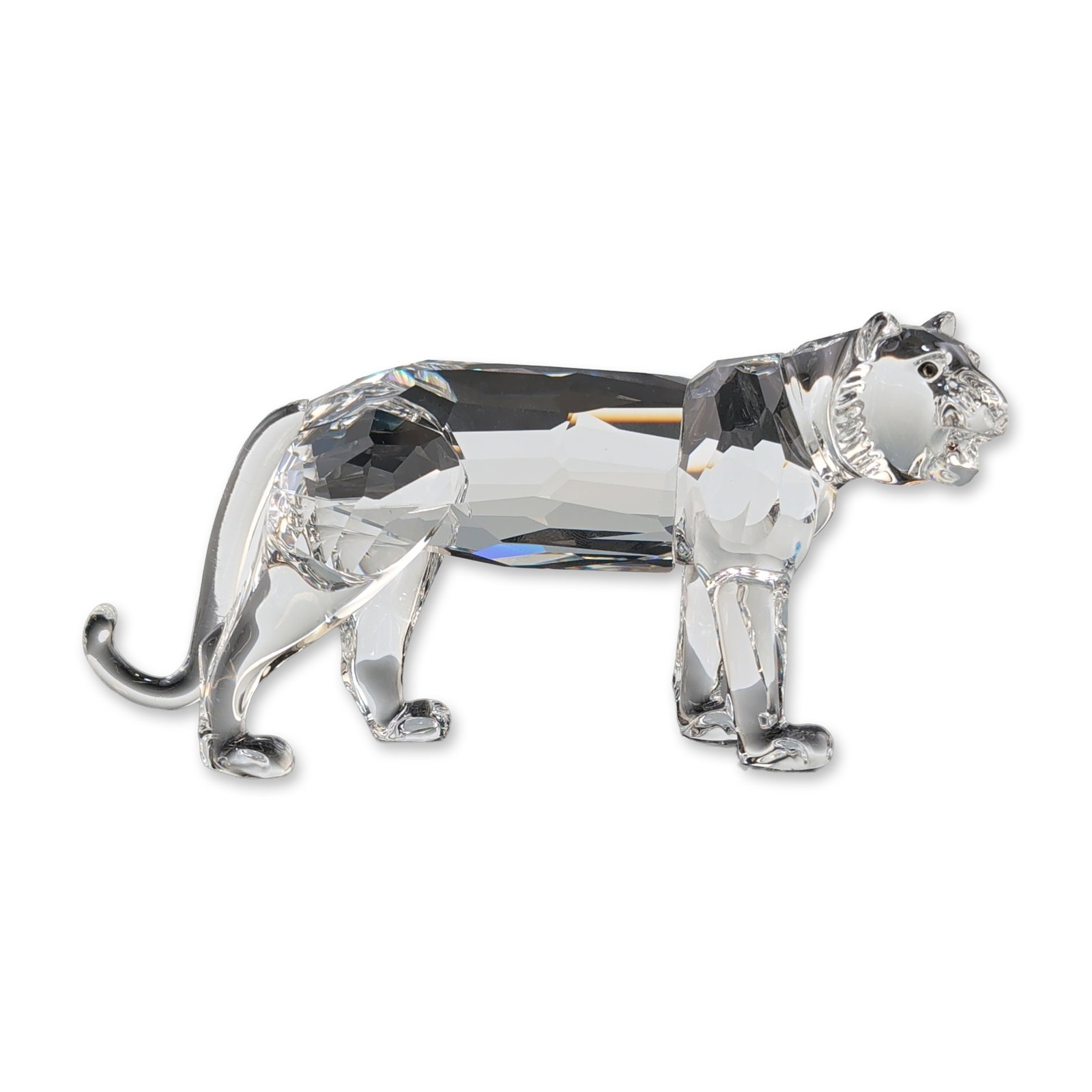 Swarovski Silver Crystal Tiger Figurine (1 of 4)