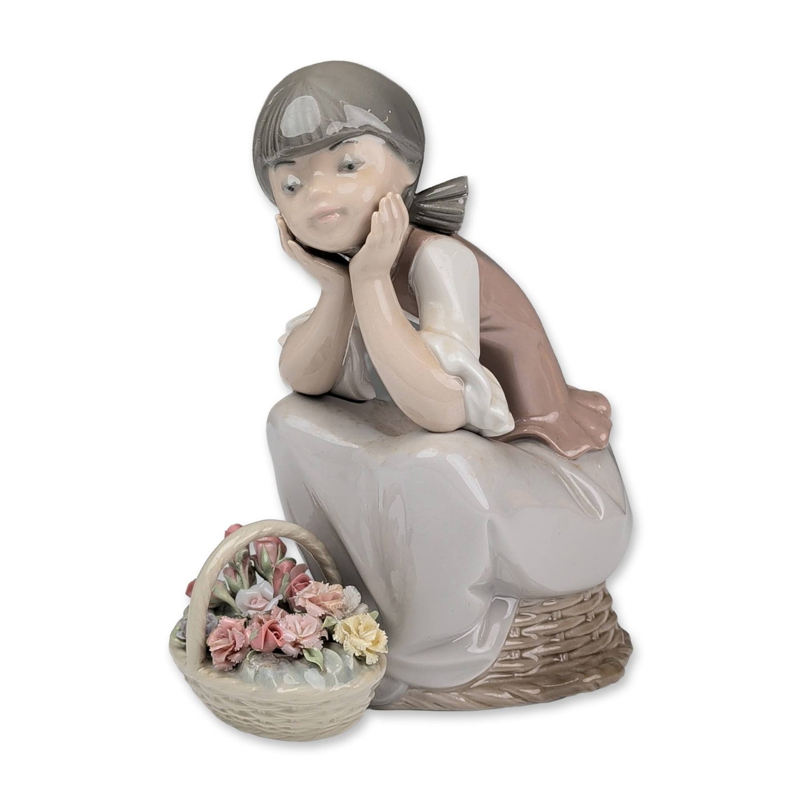 Lladro Porcelain Figurine, Pondering 01005173 (1 of 4)