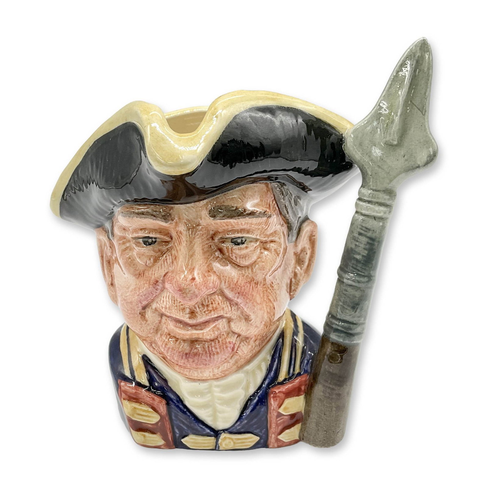 Guardsman of Williamsburg D6575 Small Doulton Character Jug (1 of 3)