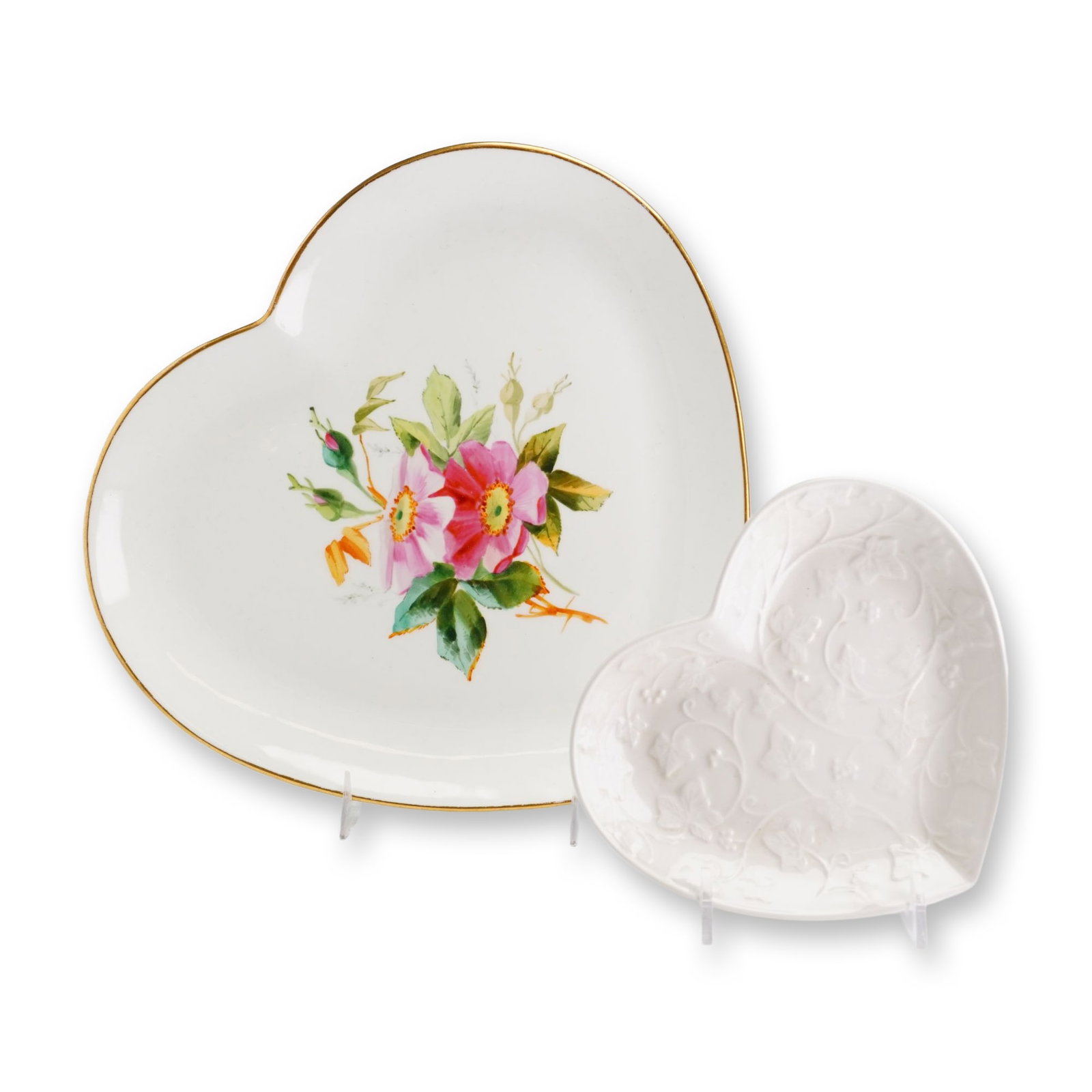 2pc Wedgwood Heart Shaped Ceramic Plates (1 of 4)
