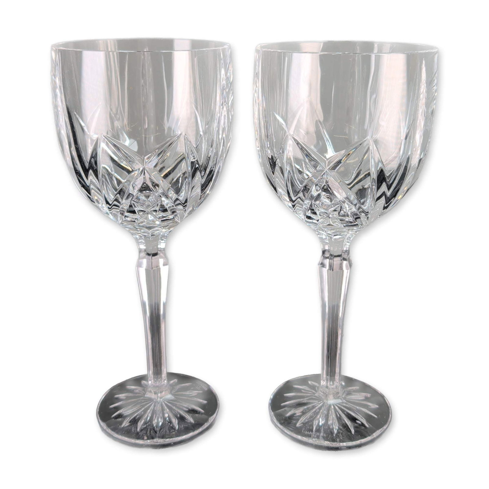 Pair of Marquis by Waterford Crystal Wine Glasses (1 of 4)