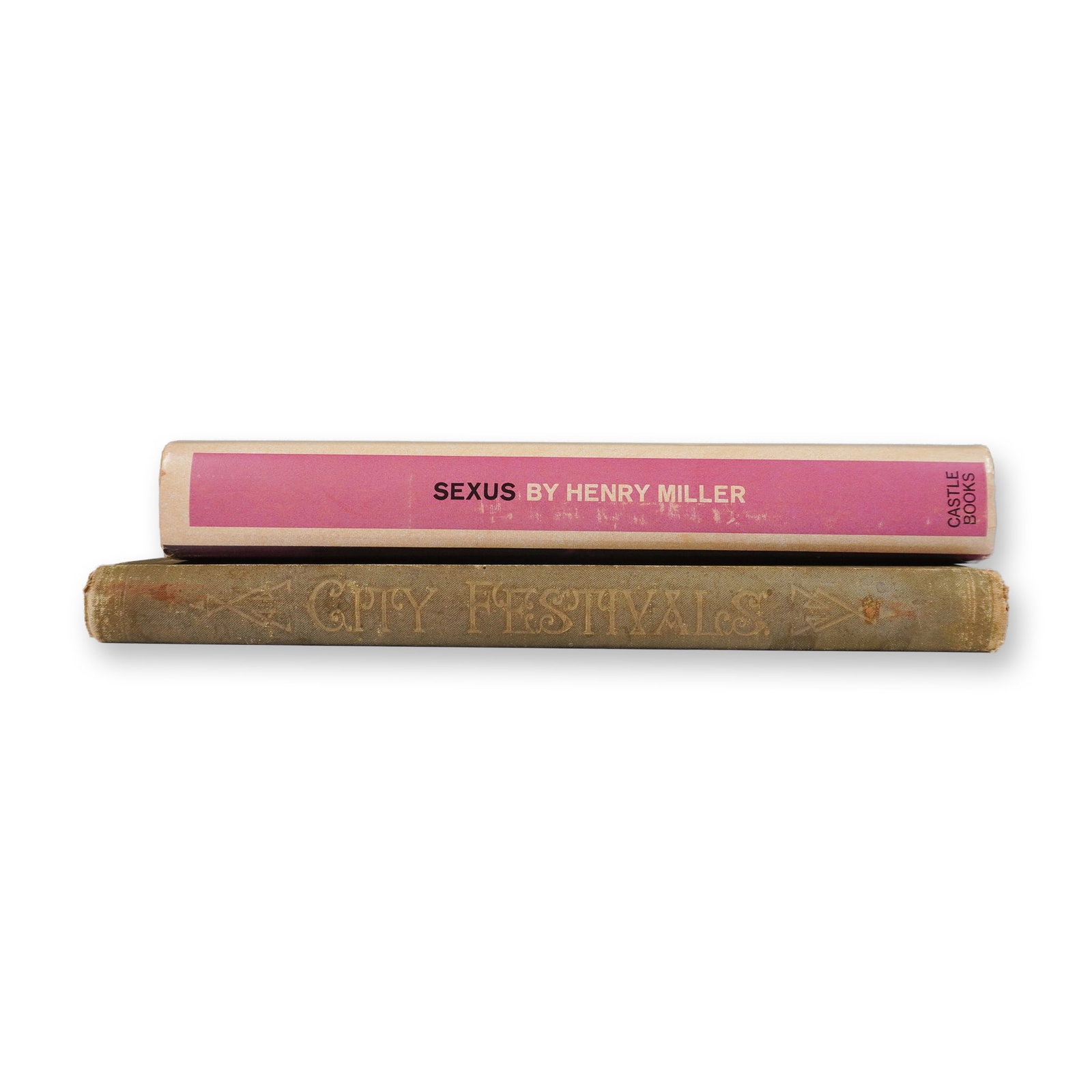 2-Piece Books, Sexus by Henry Miller, City Festivals by Will Carleton (1 of 3)