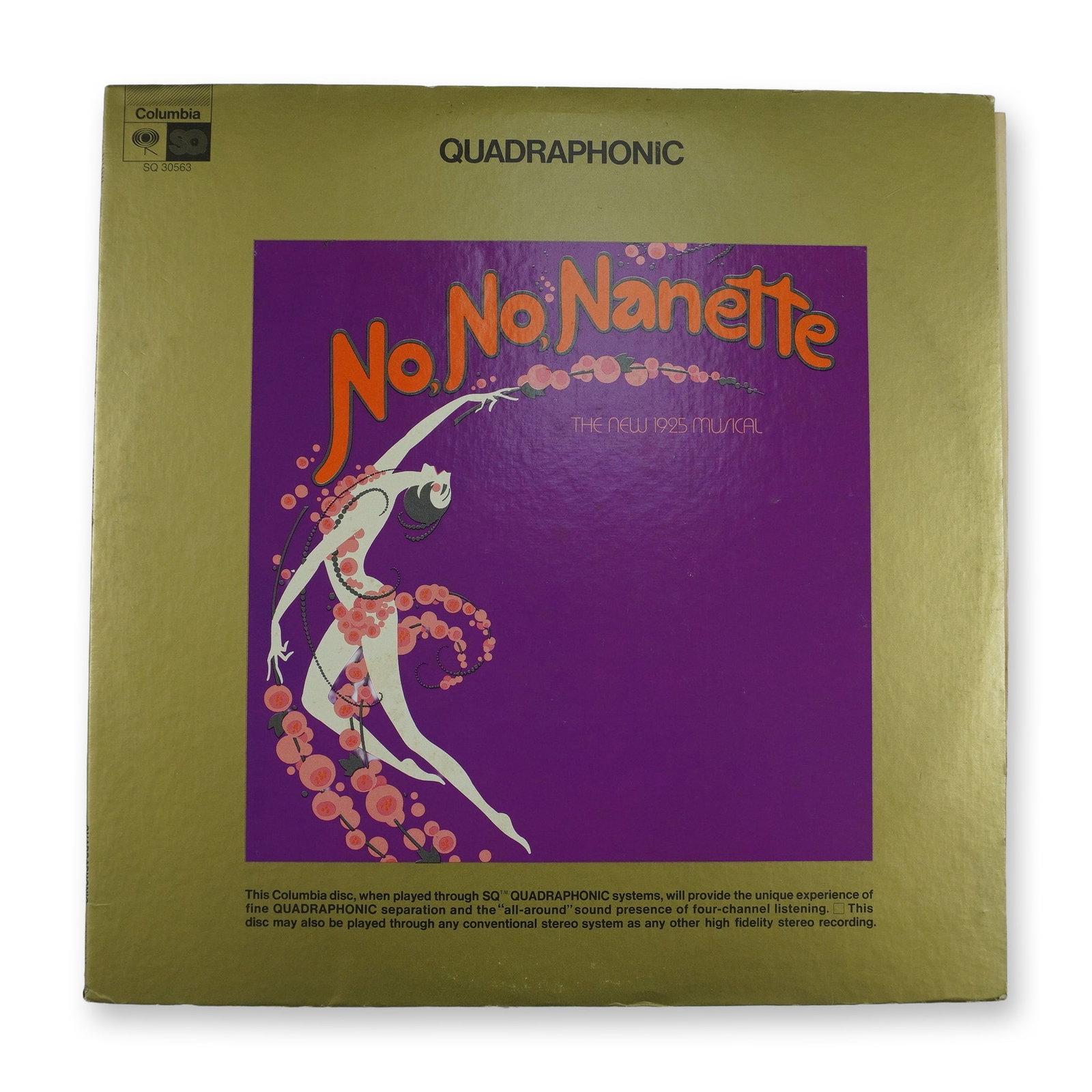 No, No, Nanette (1971 Cast) LP, Columbia SQ Quadraphonic (1 of 3)