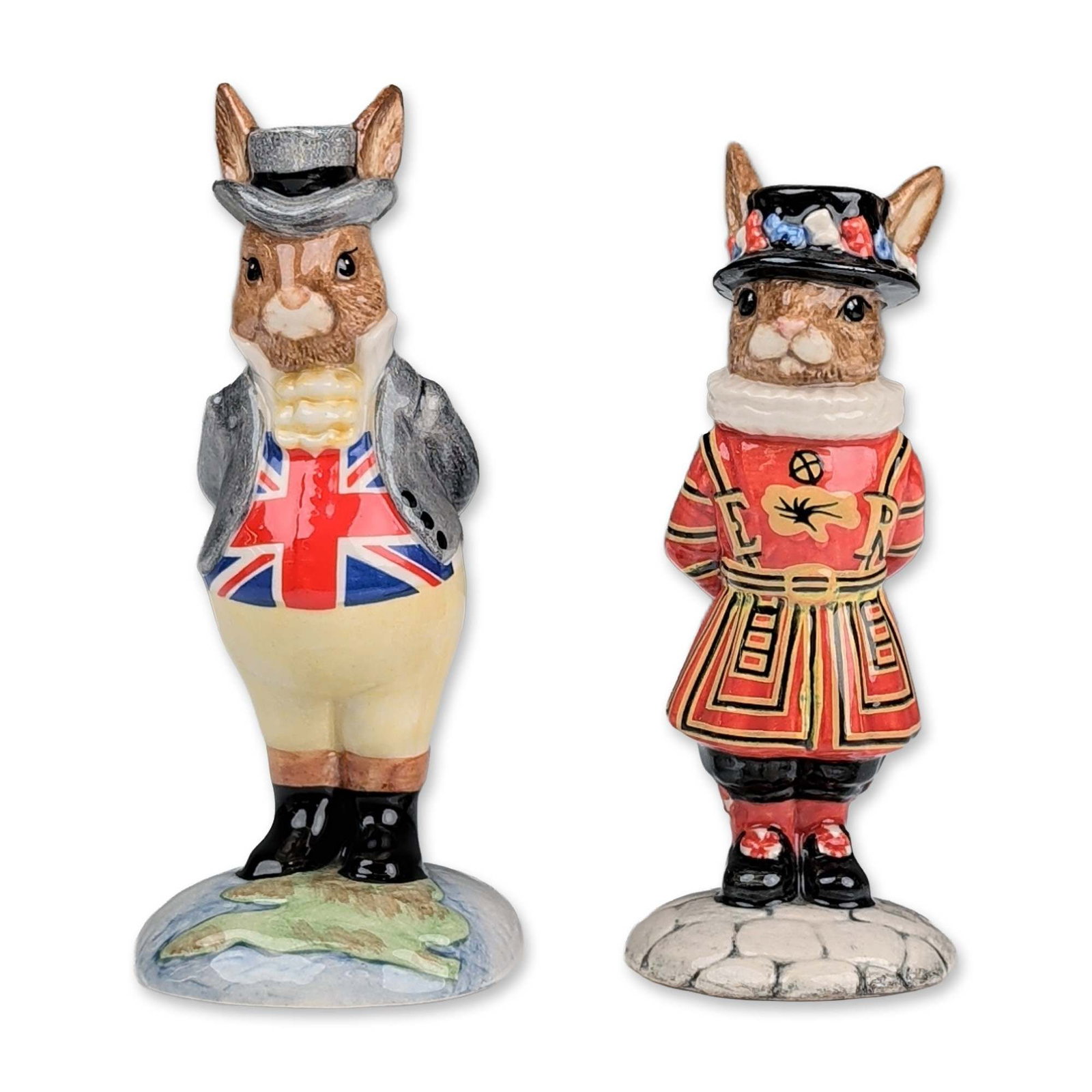 2pc Royal Doulton Bunnykins Figurines (1 of 3)