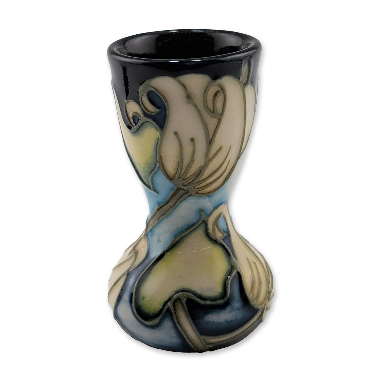 Moorcroft Pottery Miniature Floral Vase (1 of 3)
