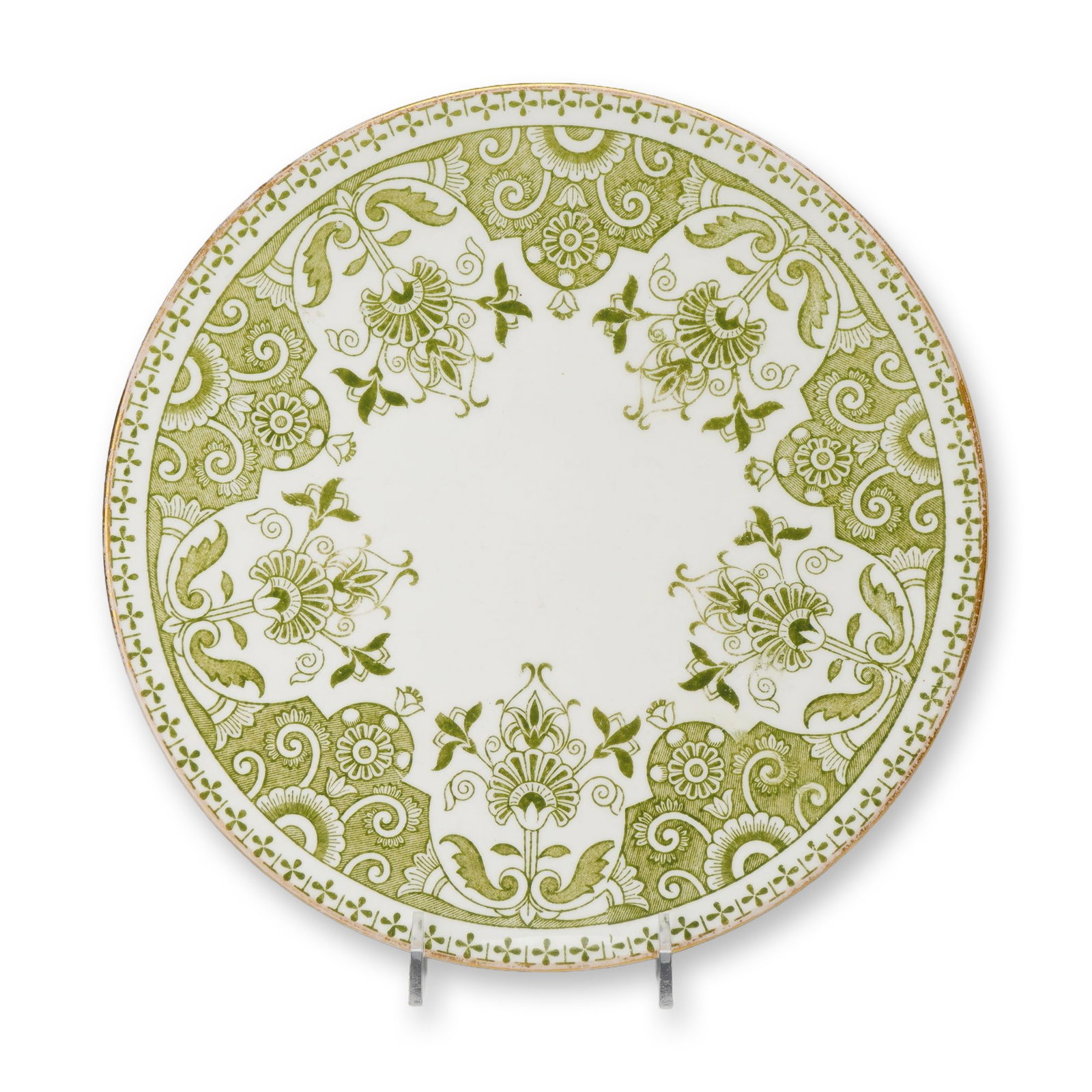 Wedgwood Aesthetic Movement Bone China Transferware Plate, circa 1878 (1 of 3)
