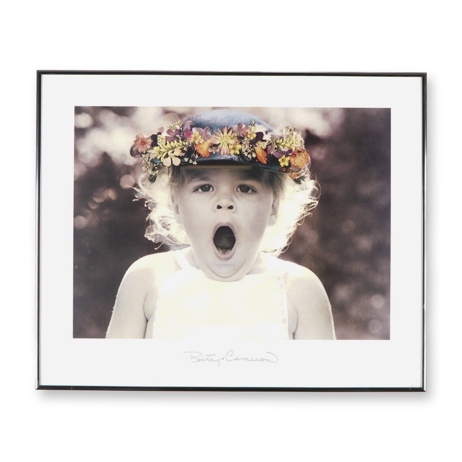 Betsy Cameron, Photographic Poster, Oh My!, Signed in Plate: A decorative wall-art offering centered on Betsy Cameron, Photographic Poster, Oh My!, Signed in Plate, with subject matter suited to collectors and interior display. This charming photographic poster