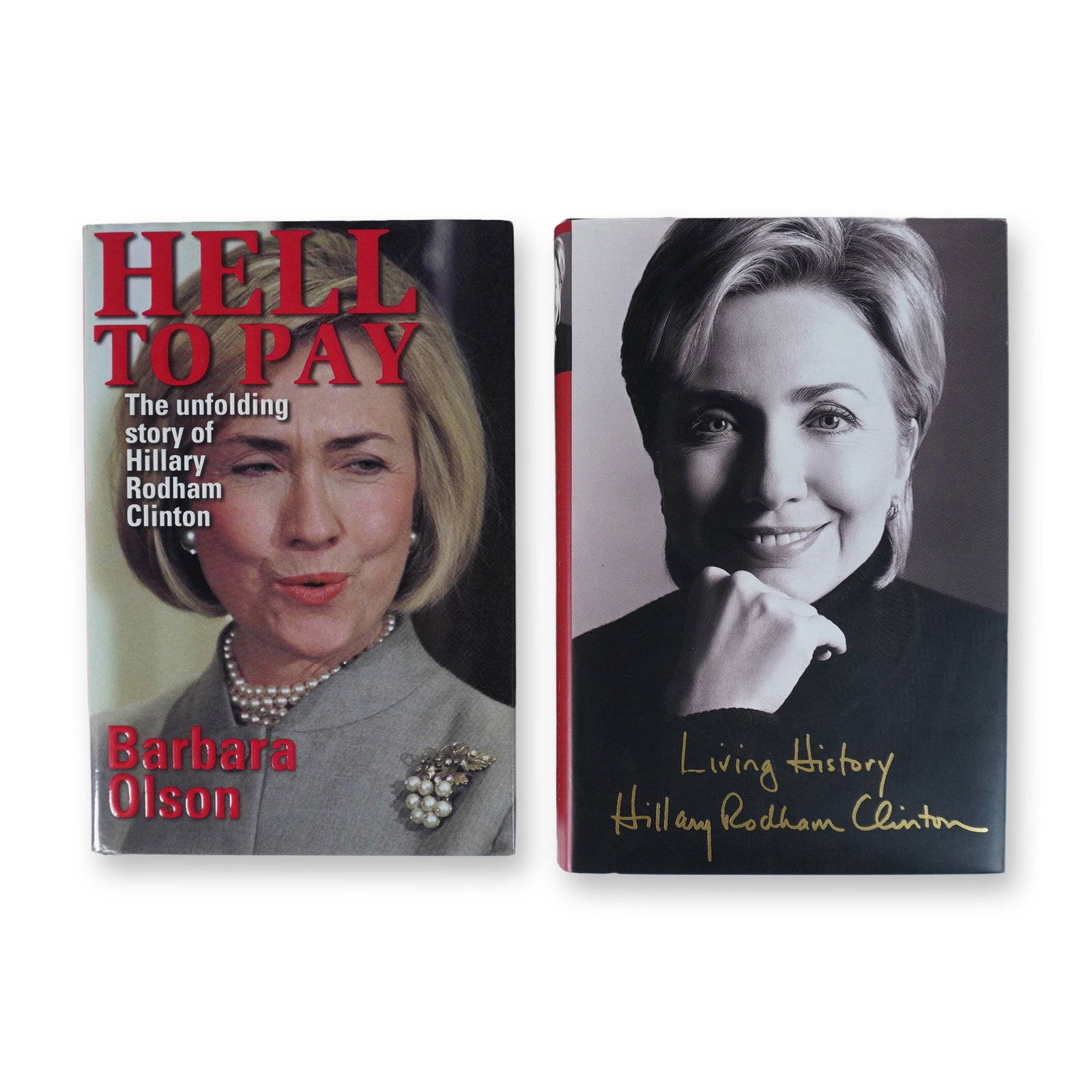 2 Political Biography Books, Hillary Clinton (1 of 5)