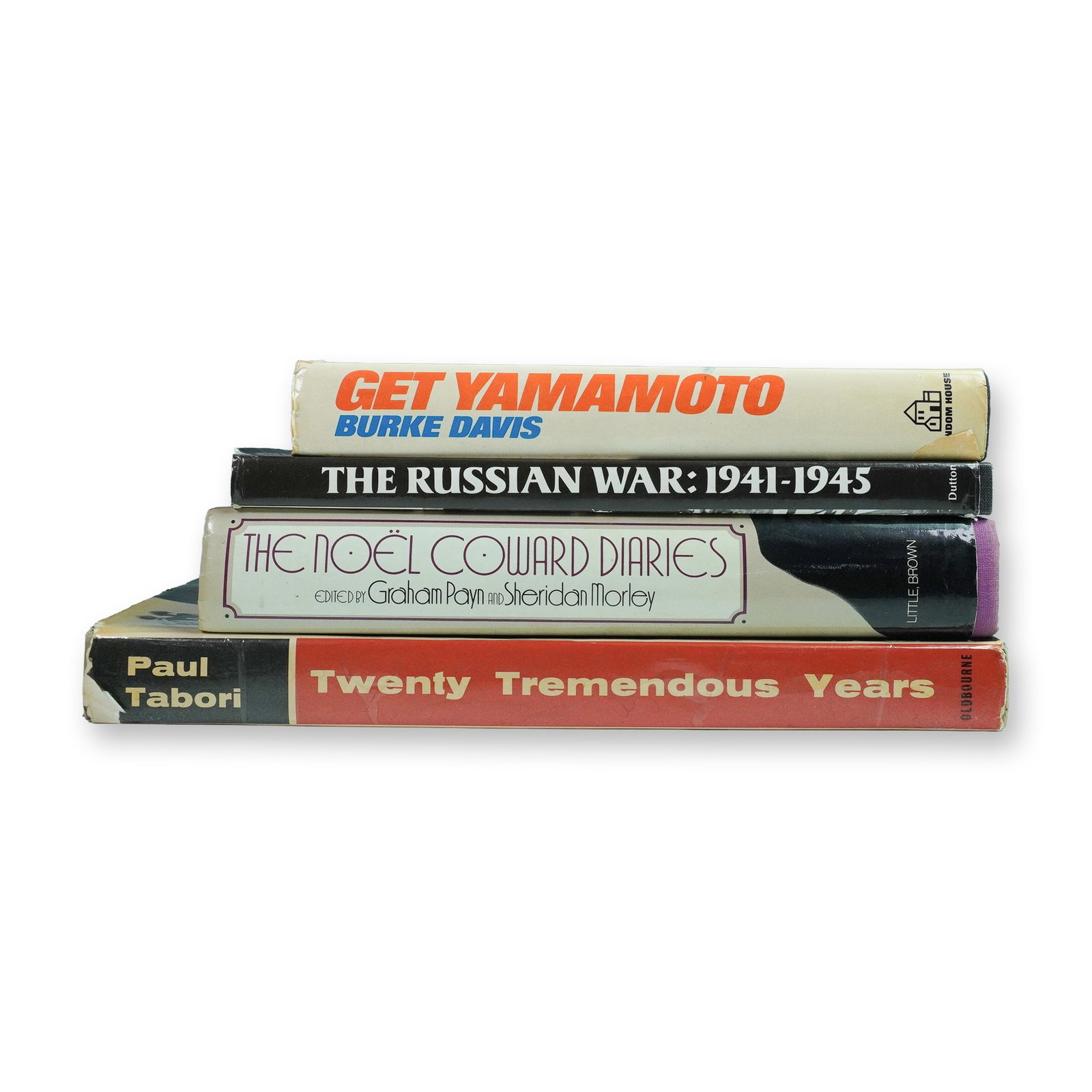4-Piece Hardcover Book Group on War and A Biography (1 of 6)