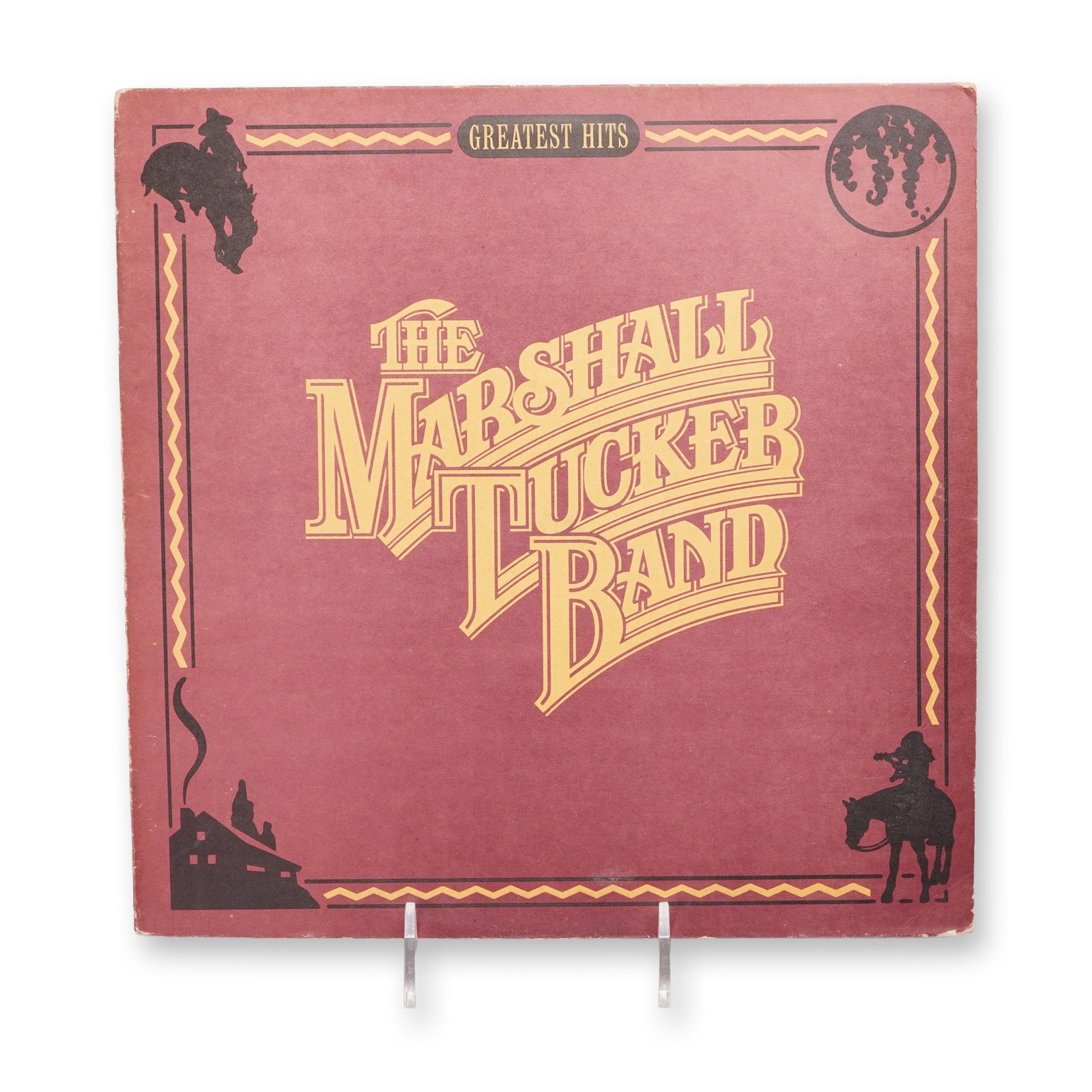 Capricorn Records The Marshall Trucker Band Vintage Vinyl Record, Greatest Hits: A presentation of Capricorn Records The Marshall Trucker Band Vintage Vinyl Record, Greatest Hits, emphasizing the performer, label, genre, and vintage media appeal. 12-inch vinyl record titled "Great