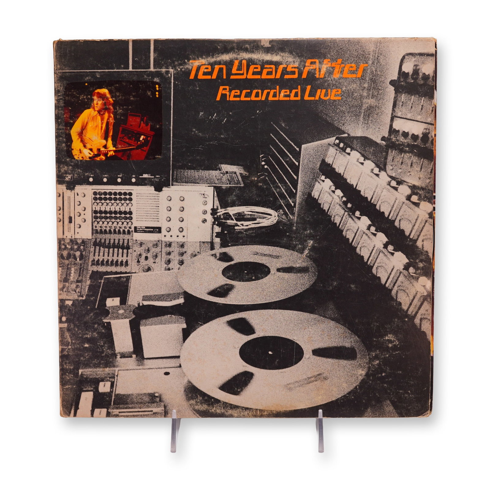 Columbia Records Ten Years After Vintage Vinyl Record, Recorded Live: A presentation of Columbia Records Ten Years After Vintage Vinyl Record, Recorded Live, emphasizing the performer, label, genre, and vintage media appeal. Original 1973 pressing of Recorded Live by Te