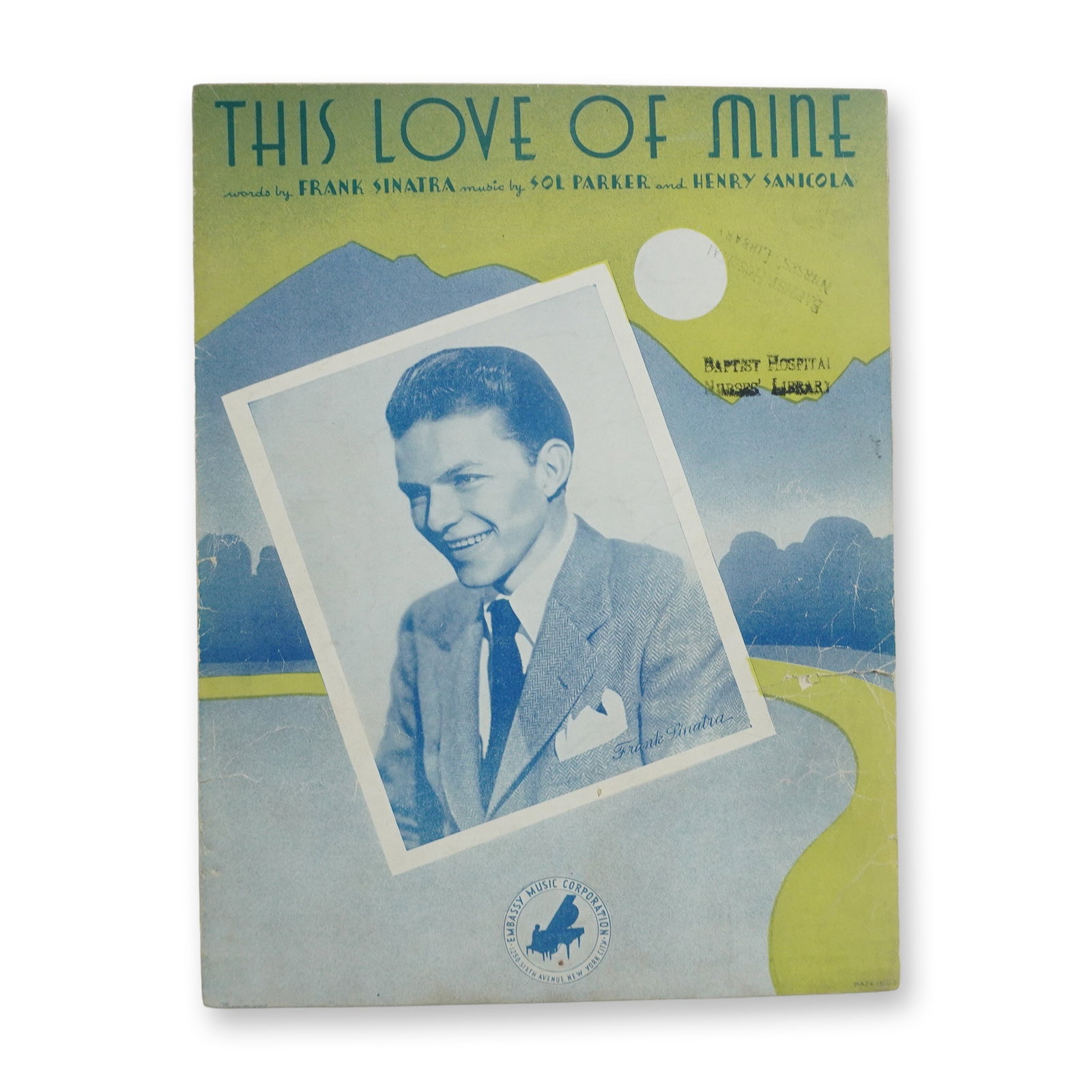 Frank Sinatra This Love of Mine Sheet Music, 1941 (1 of 3)