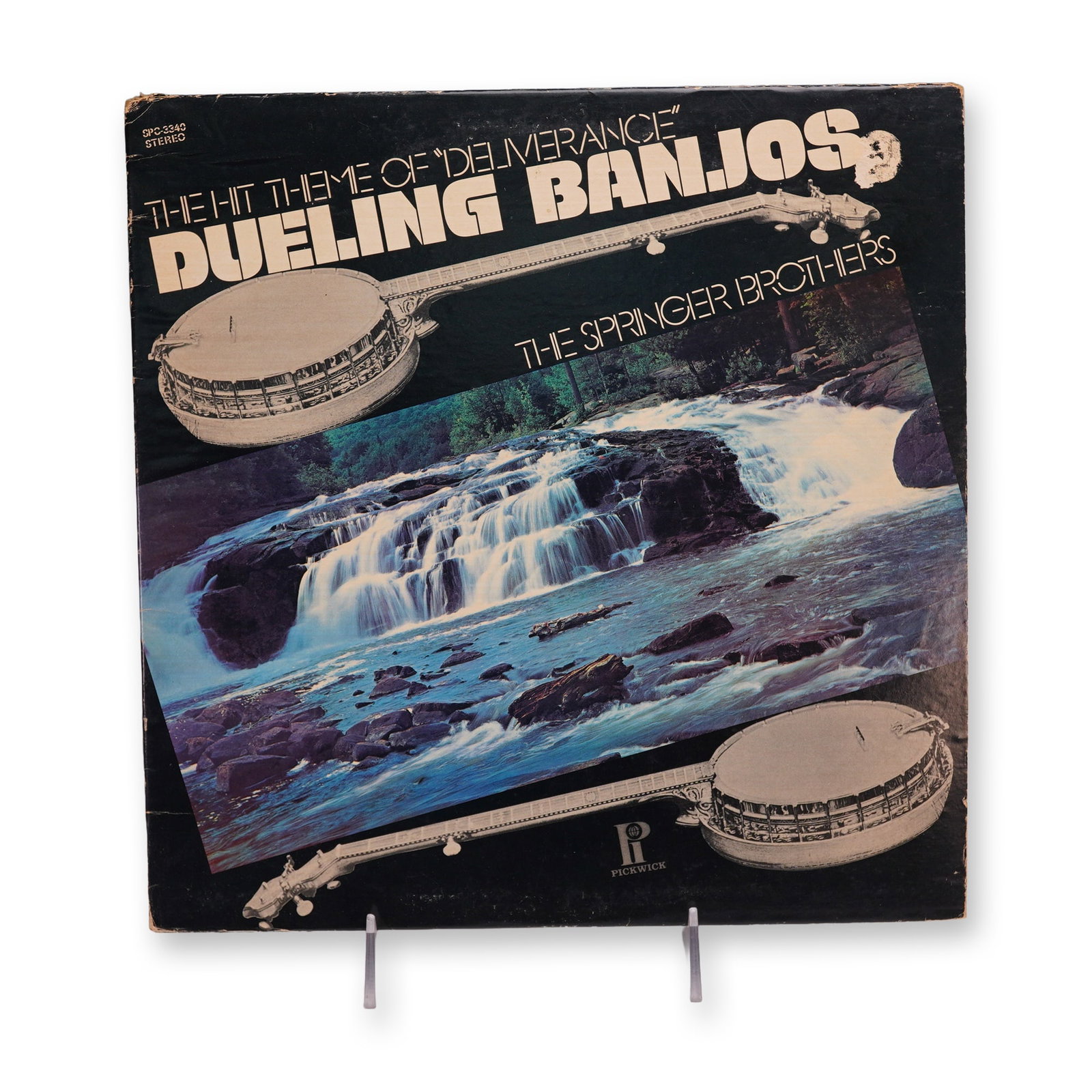 Pickwick Records The Springer Brothers Vintage Vinyl Records, Dueling Banjos: A presentation of Pickwick Records The Springer Brothers Vintage Vinyl Records, Dueling Banjos, emphasizing the performer, label, genre, and vintage media appeal. A 1973 vinyl LP titled Dueling Banjos