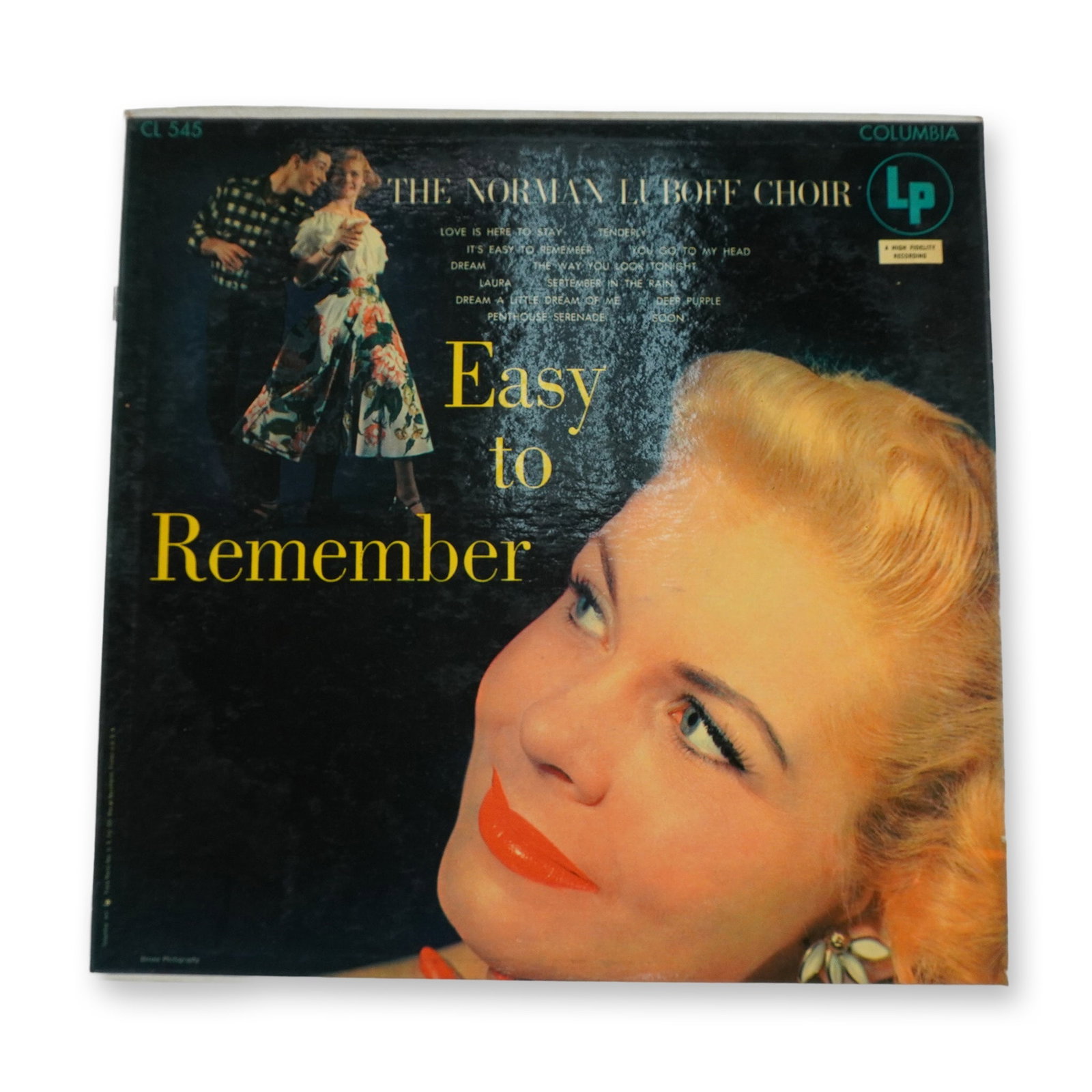 The Norman Luboff Choir, Easy to Remember Vintage Vinyl Record: A presentation of The Norman Luboff Choir, Easy to Remember Vintage Vinyl Record, emphasizing the performer, label, genre, and vintage media appeal. Vintage Columbia Records vinyl LP titled Easy to Re