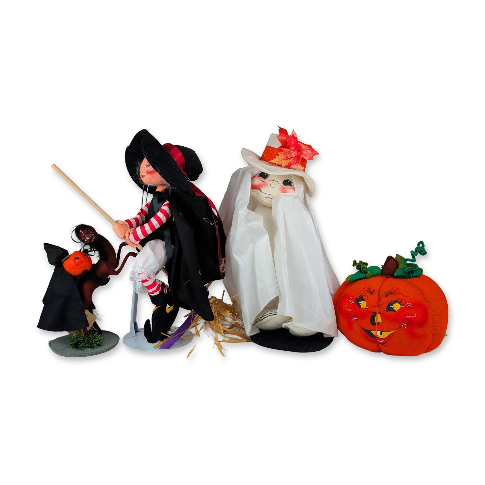 4pc Annalee Dolls Halloween Felt Figural Collection (1 of 5)