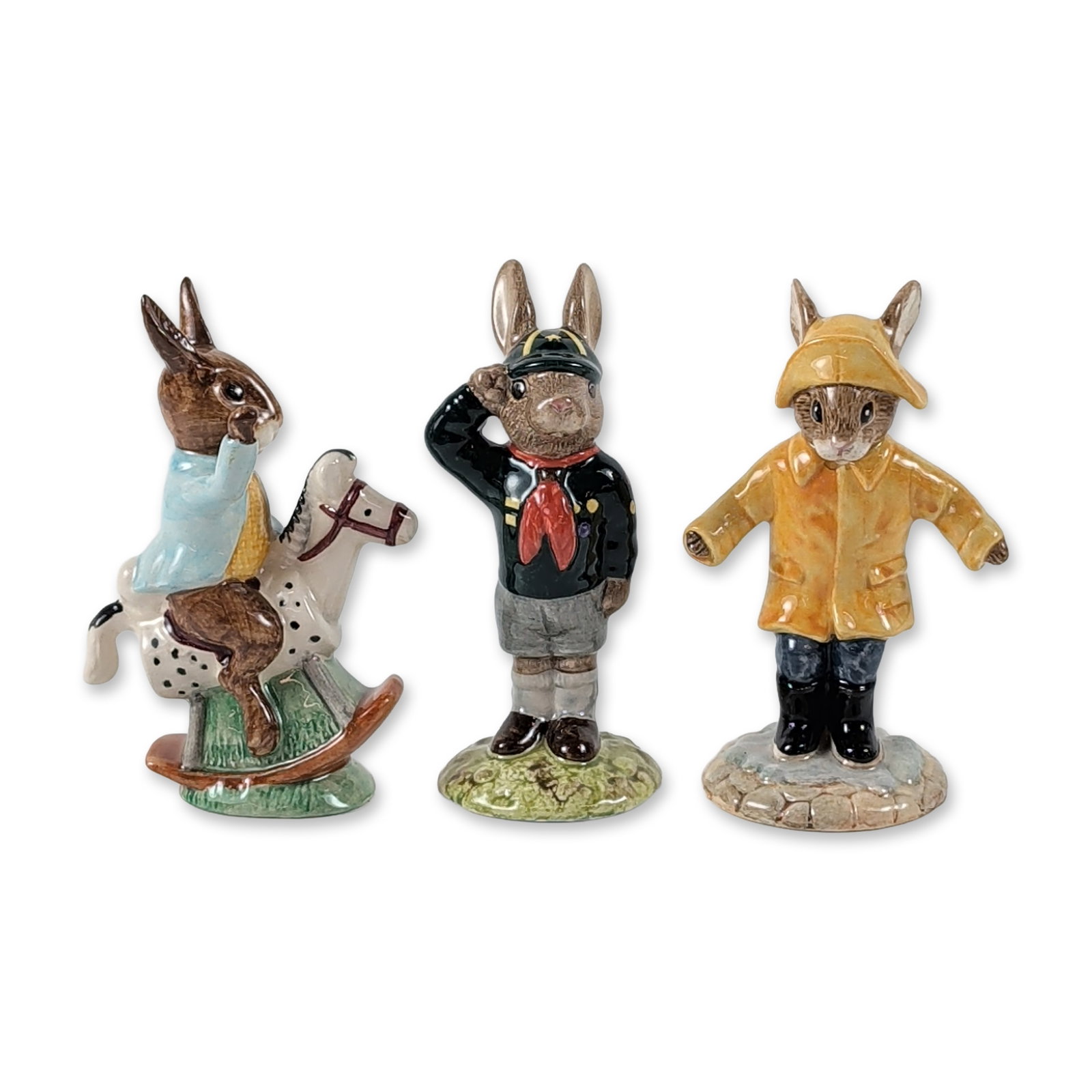 3pc Royal Doulton Bunnykins Porcelain Figurines (1 of 4)
