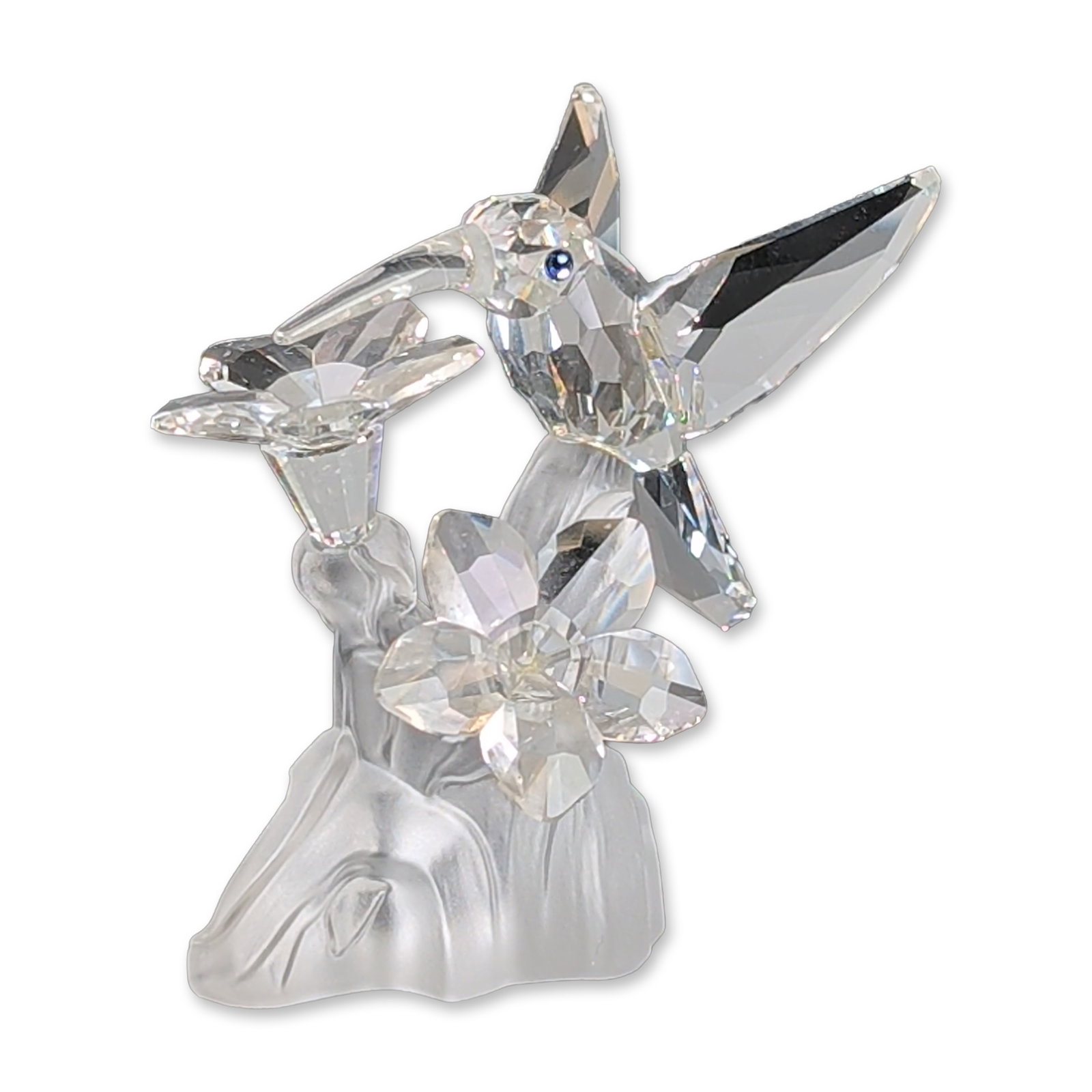 Swarovski Silver Crystal Figurine, Hummingbird (1 of 5)