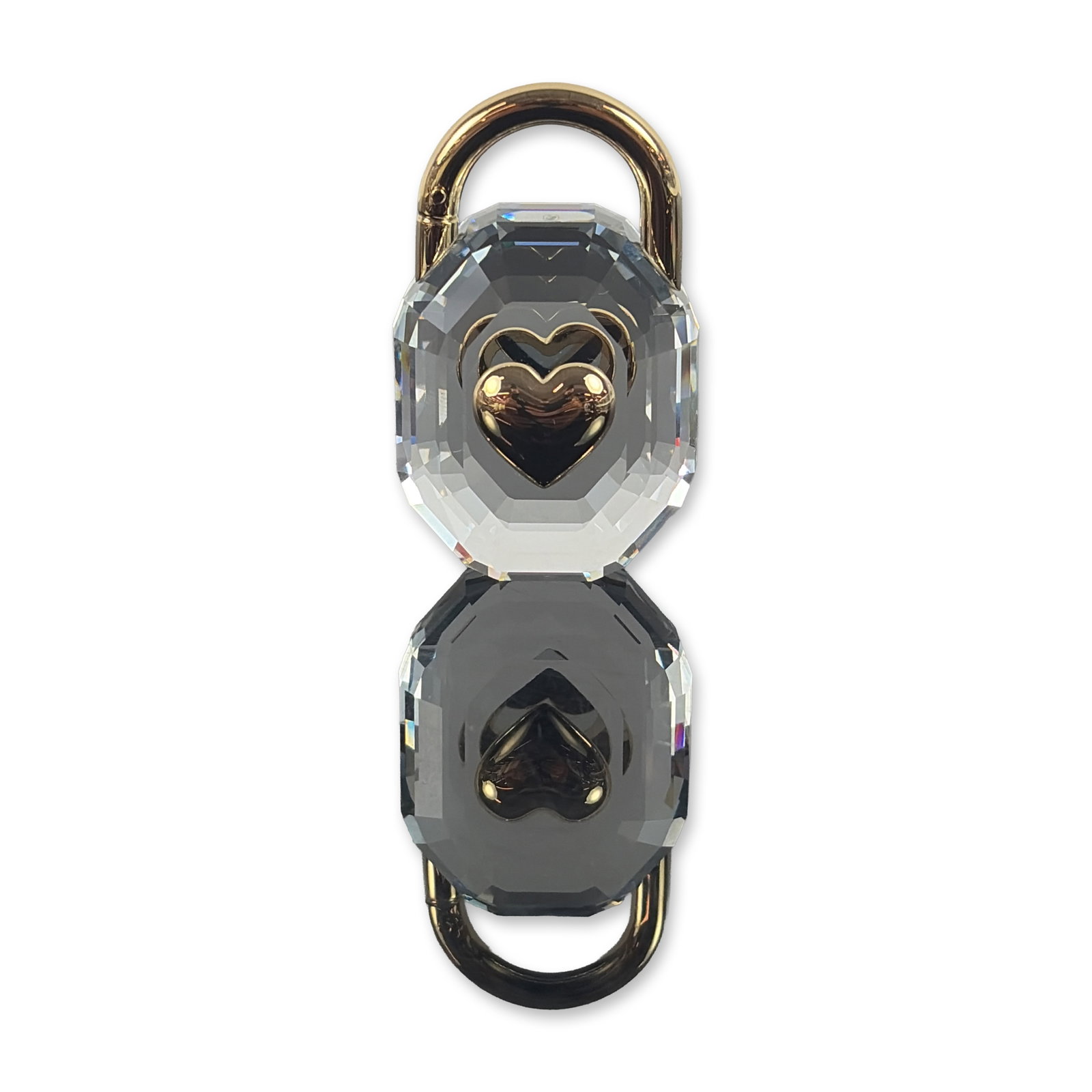 Swarovski Symbolica Crystal and Gold Tone Padlock Figurine (1 of 3)