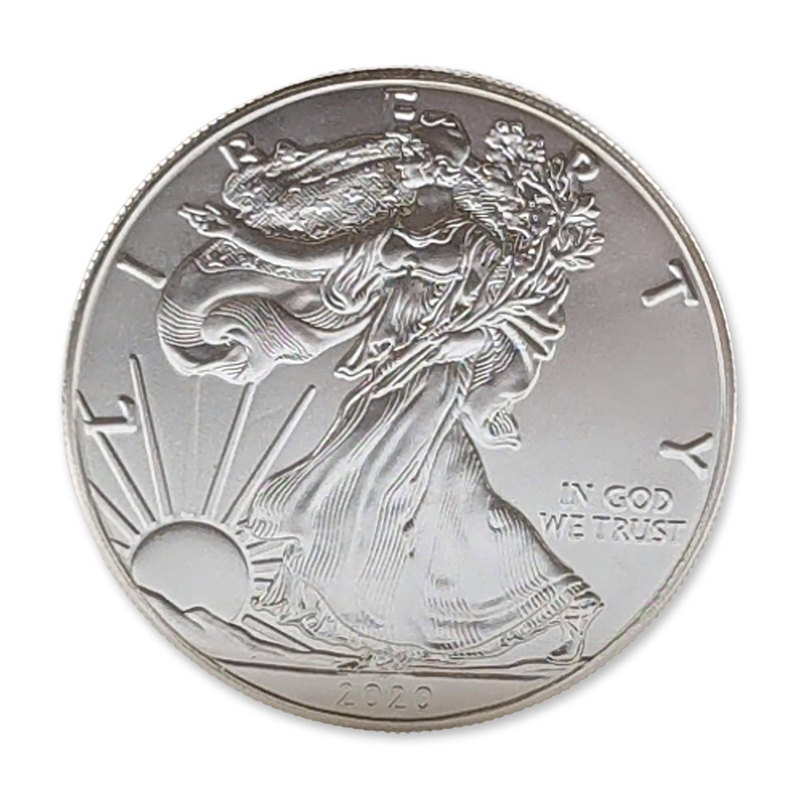 2020 US American .999 Fine Silver Eagle 1 oz Coin (1 of 2)