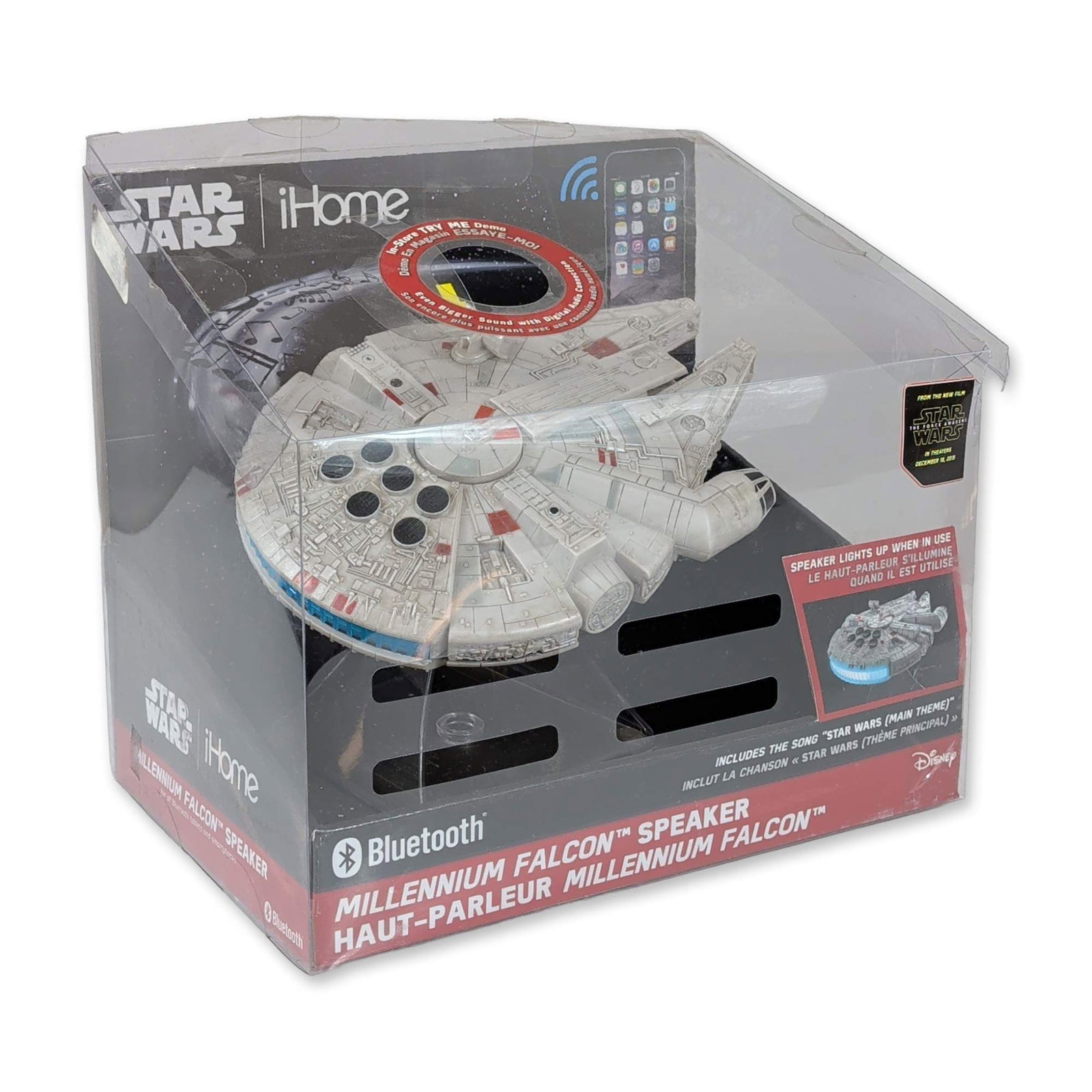 Star Wars iHome Millennium Falcon Bluetooth Speaker (1 of 4)