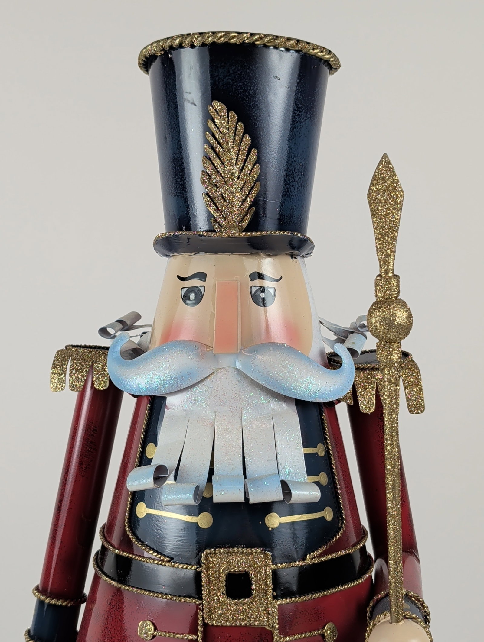 CCF Large Decorative Metal Nutcracker Figure - 2