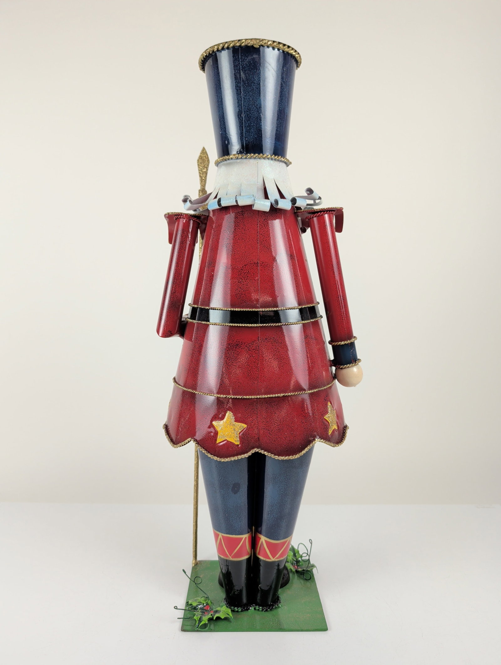 CCF Large Decorative Metal Nutcracker Figure - 3